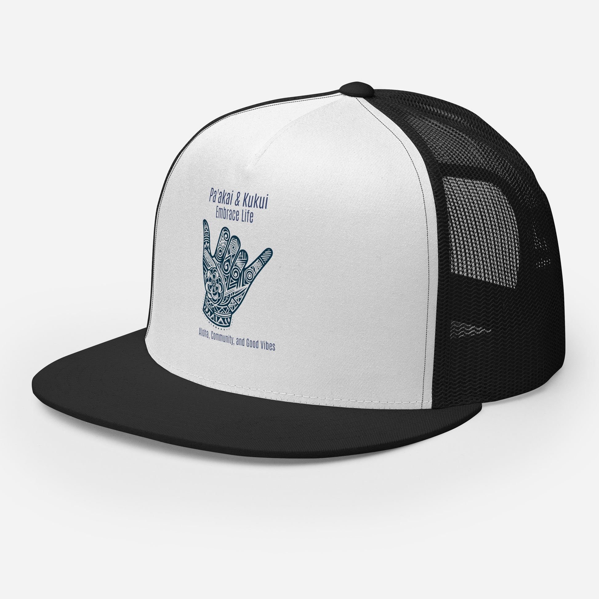 Shaka Trucker Cap Trucker Hat Pa'akai & Kukui