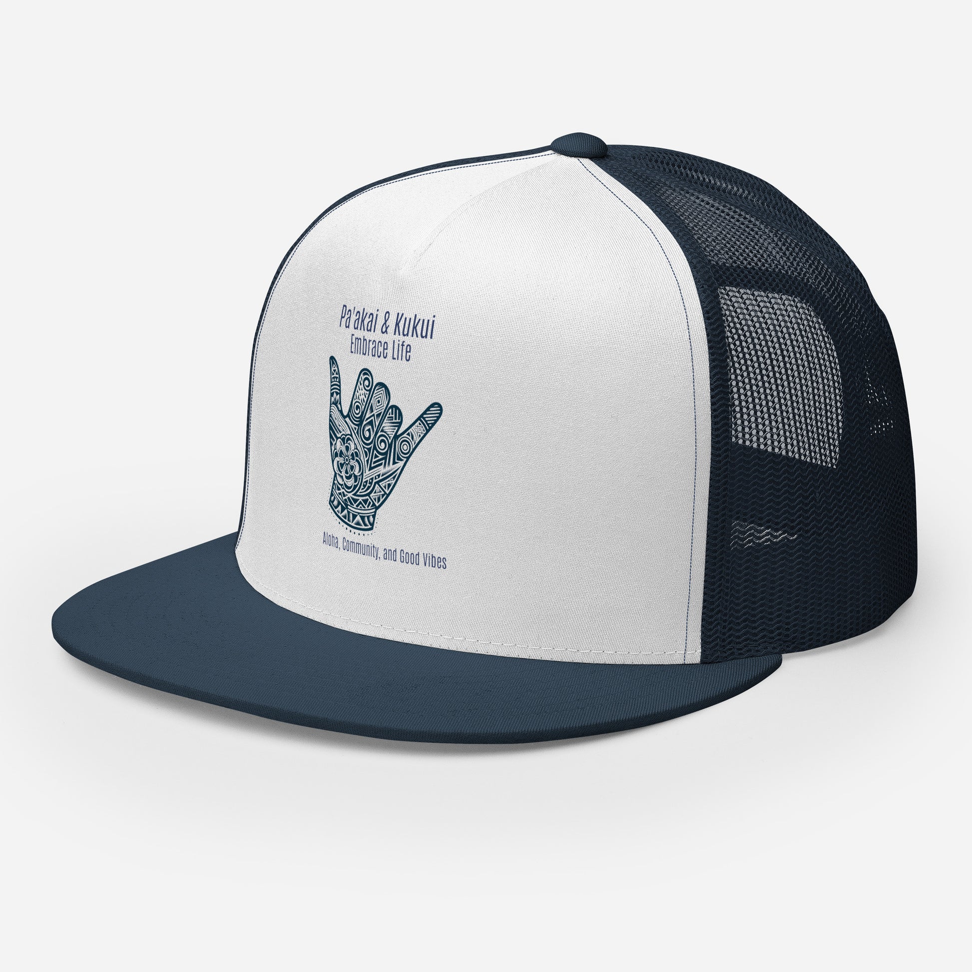 Shaka Trucker Cap Trucker Hat Pa'akai & Kukui