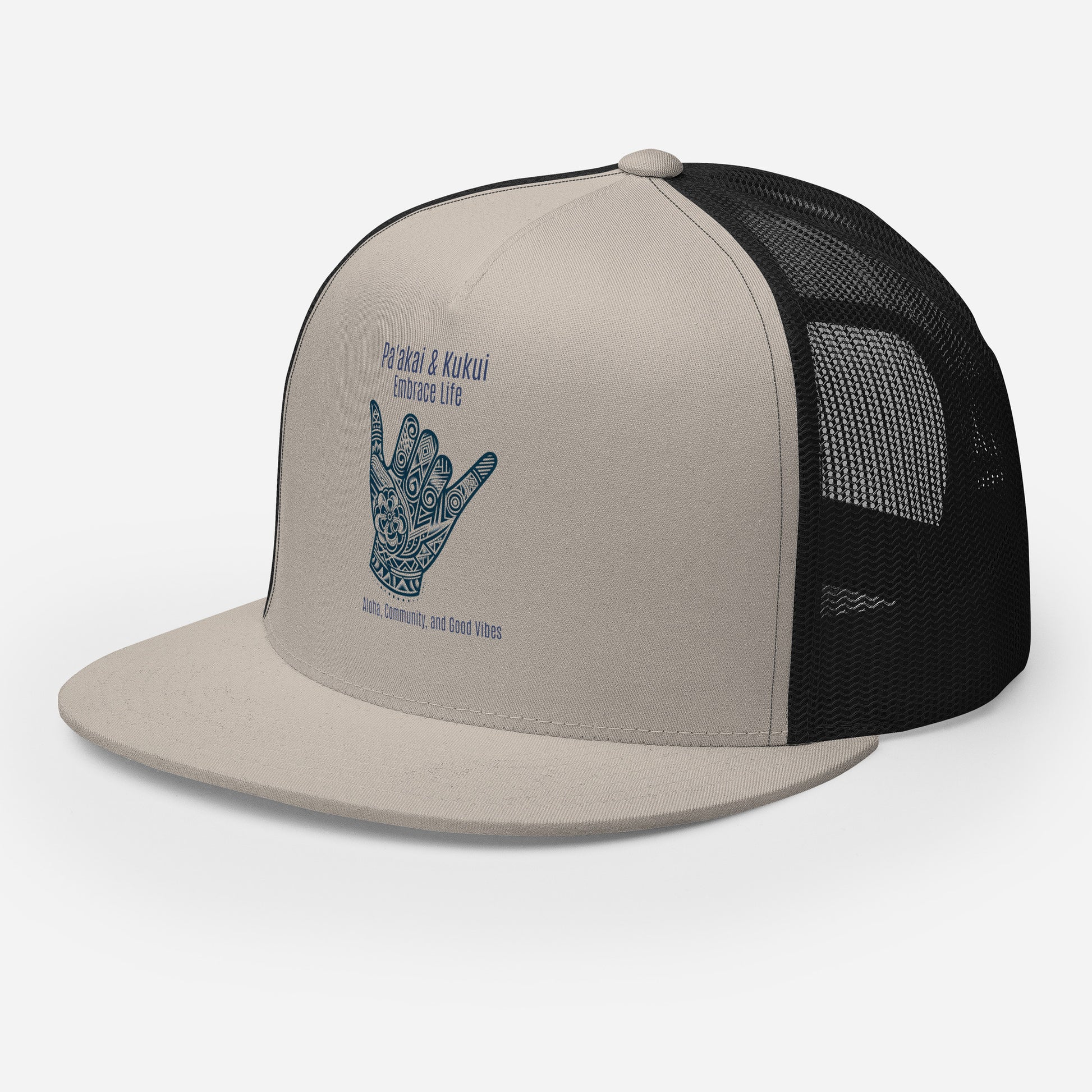 Shaka Trucker Cap Trucker Hat Pa'akai & Kukui