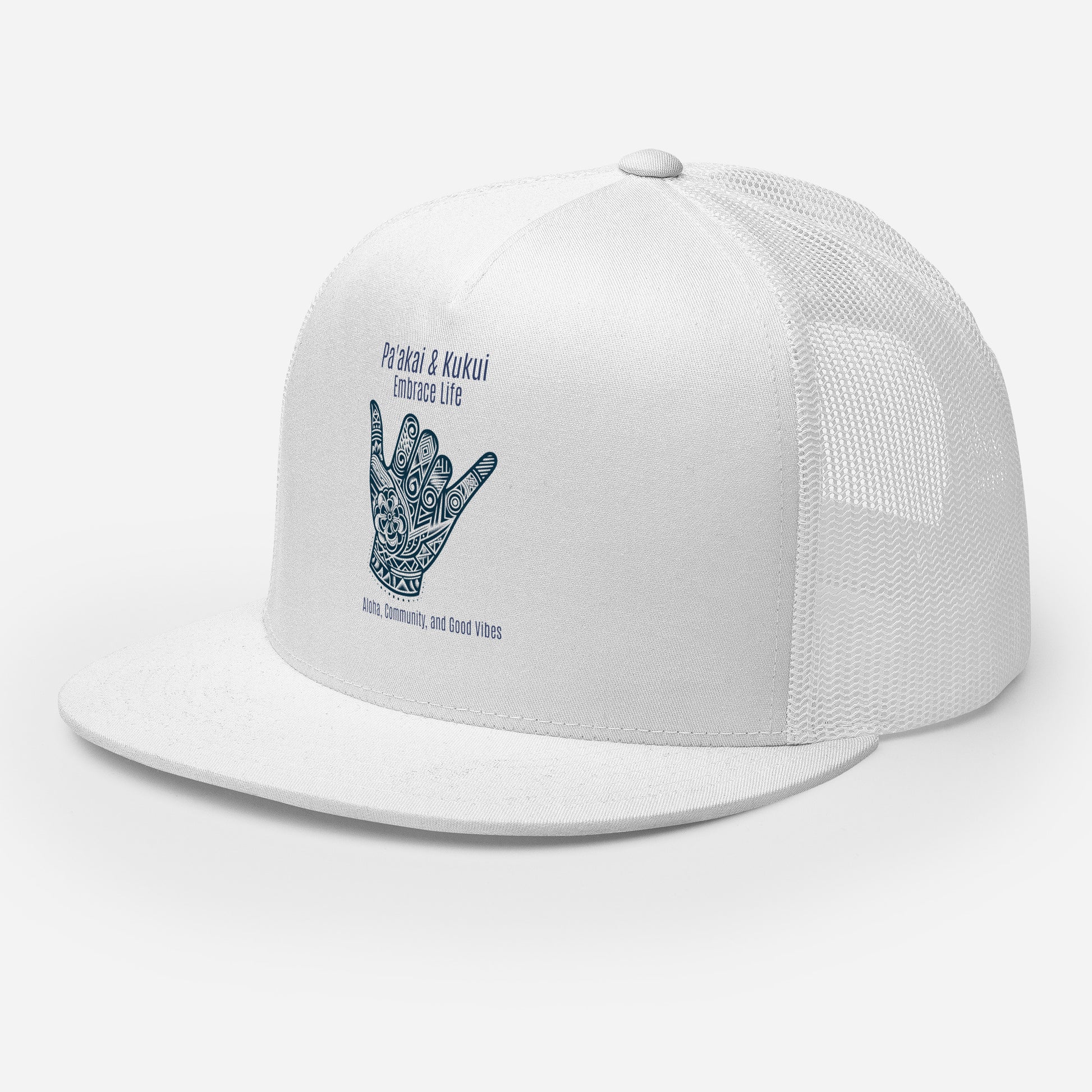 Shaka Trucker Cap Trucker Hat Pa'akai & Kukui