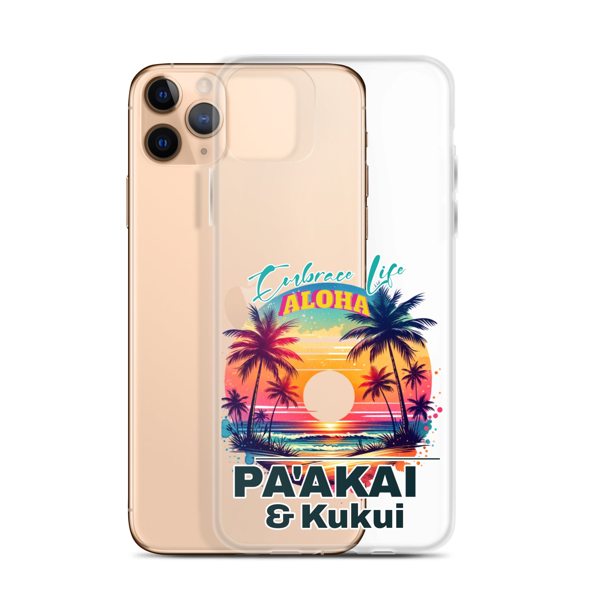 Aloha Style Clear Case for iPhone® iPhone Case Pa'akai & Kukui