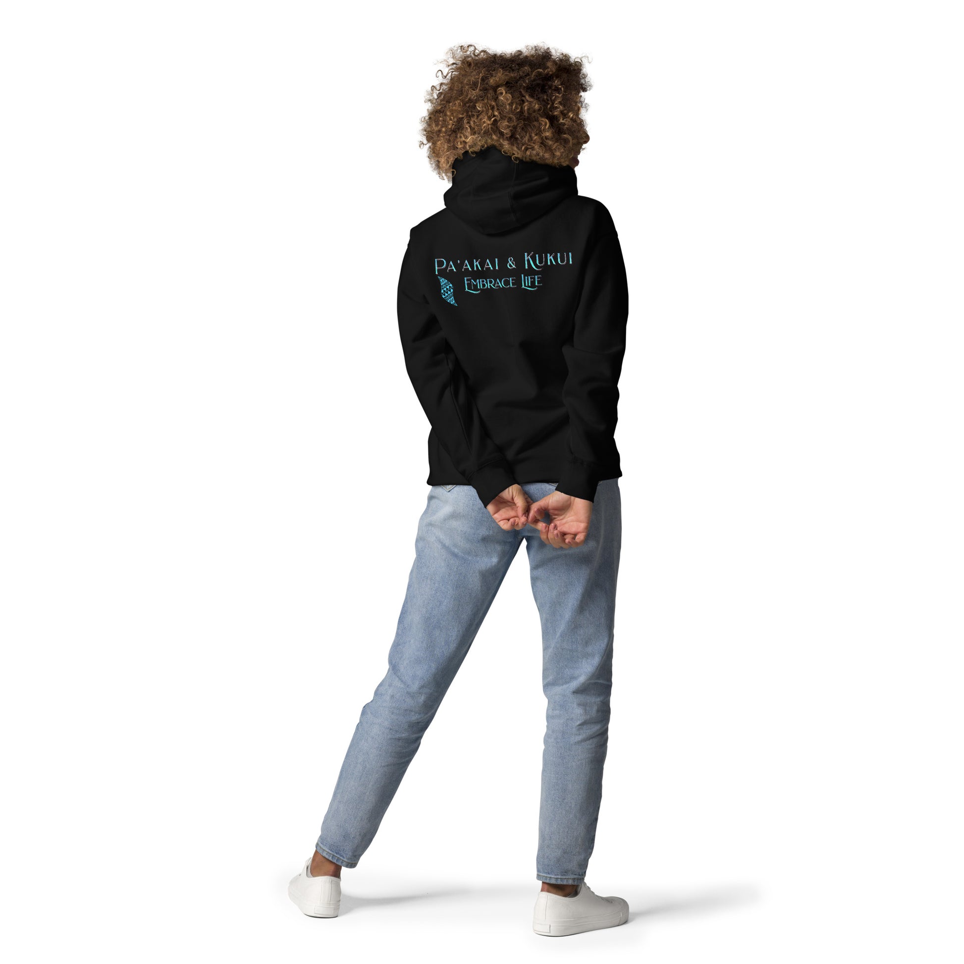 Ho'ōla (To Give Life, To Heal, To Rivive) Hoodie Pullover Hoodie Pa'akai & Kukui
