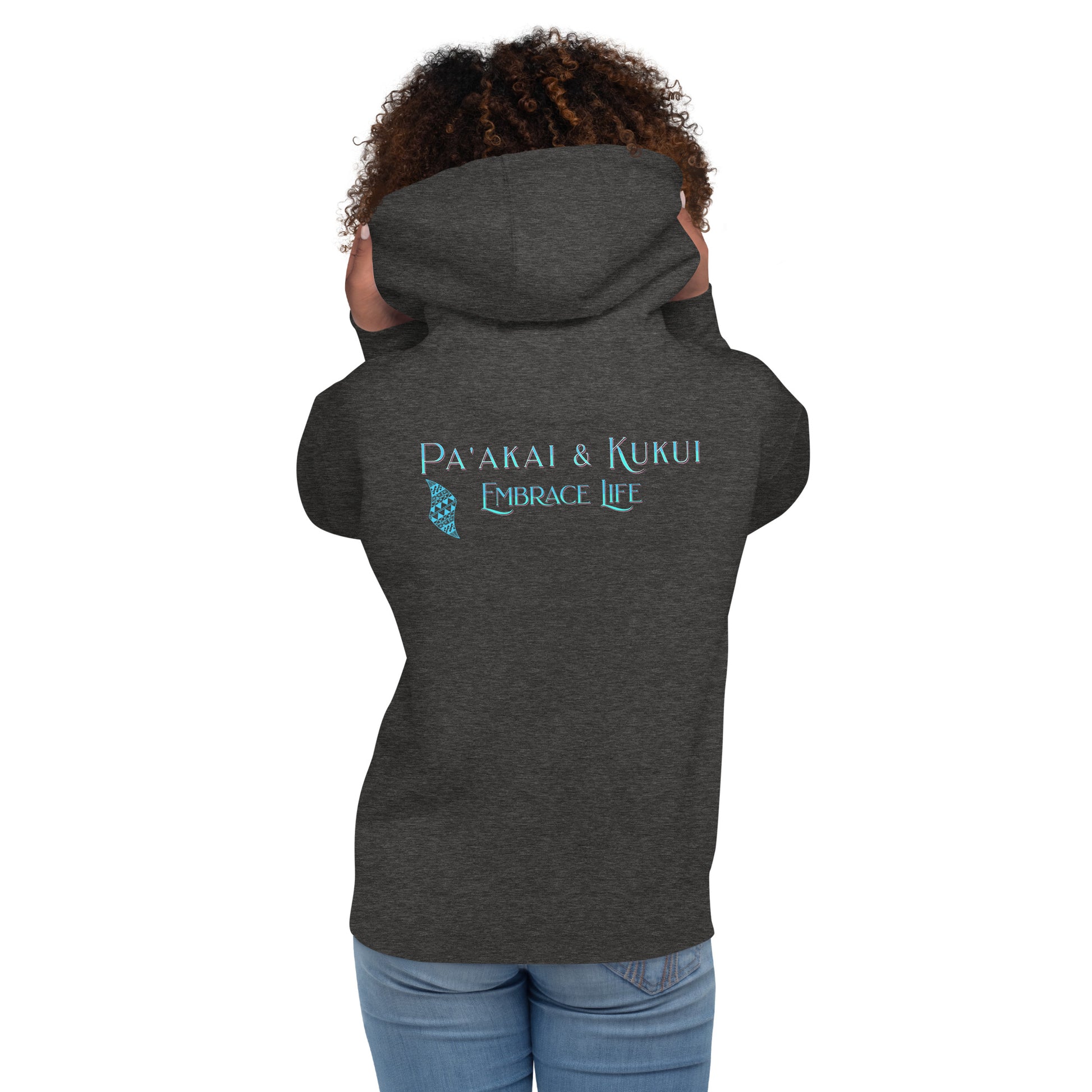 Ho'ōla (To Give Life, To Heal, To Rivive) Hoodie Pullover Hoodie Pa'akai & Kukui