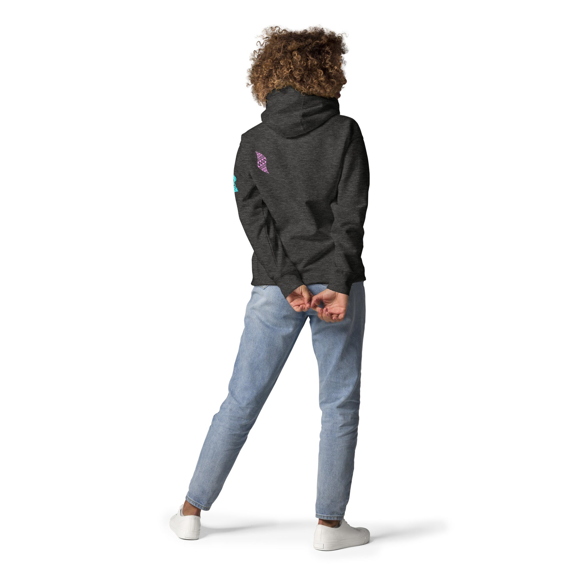 Nāia ʻUhane Hoodie Pullover Hoodie Pa'akai & Kukui