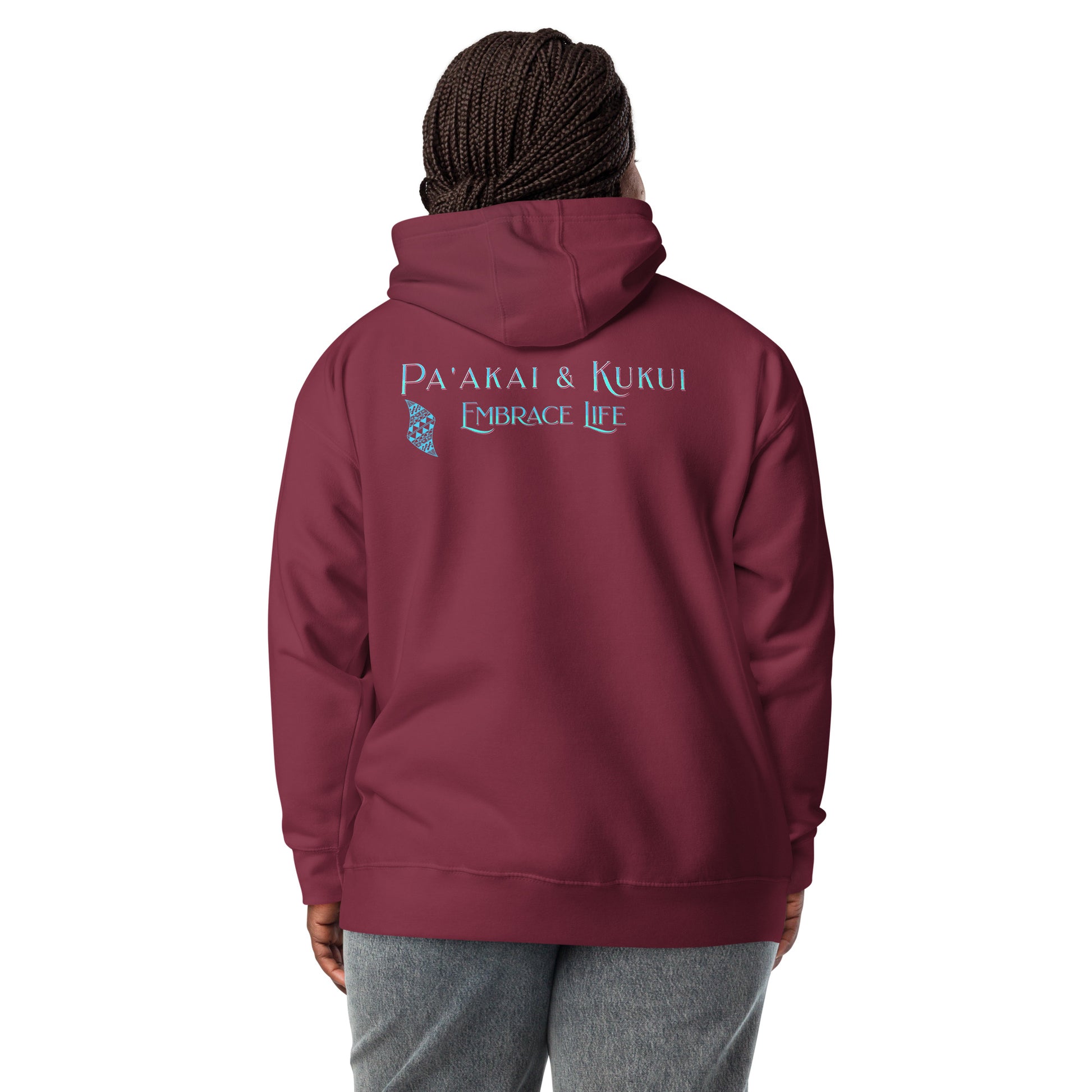 Ho'ōla (To Give Life, To Heal, To Rivive) Hoodie Pullover Hoodie Pa'akai & Kukui