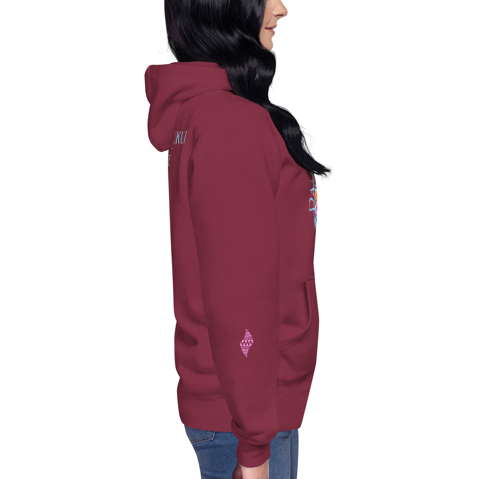 Ho'ōla (To Give Life, To Heal, To Rivive) Hoodie Pullover Hoodie Pa'akai & Kukui