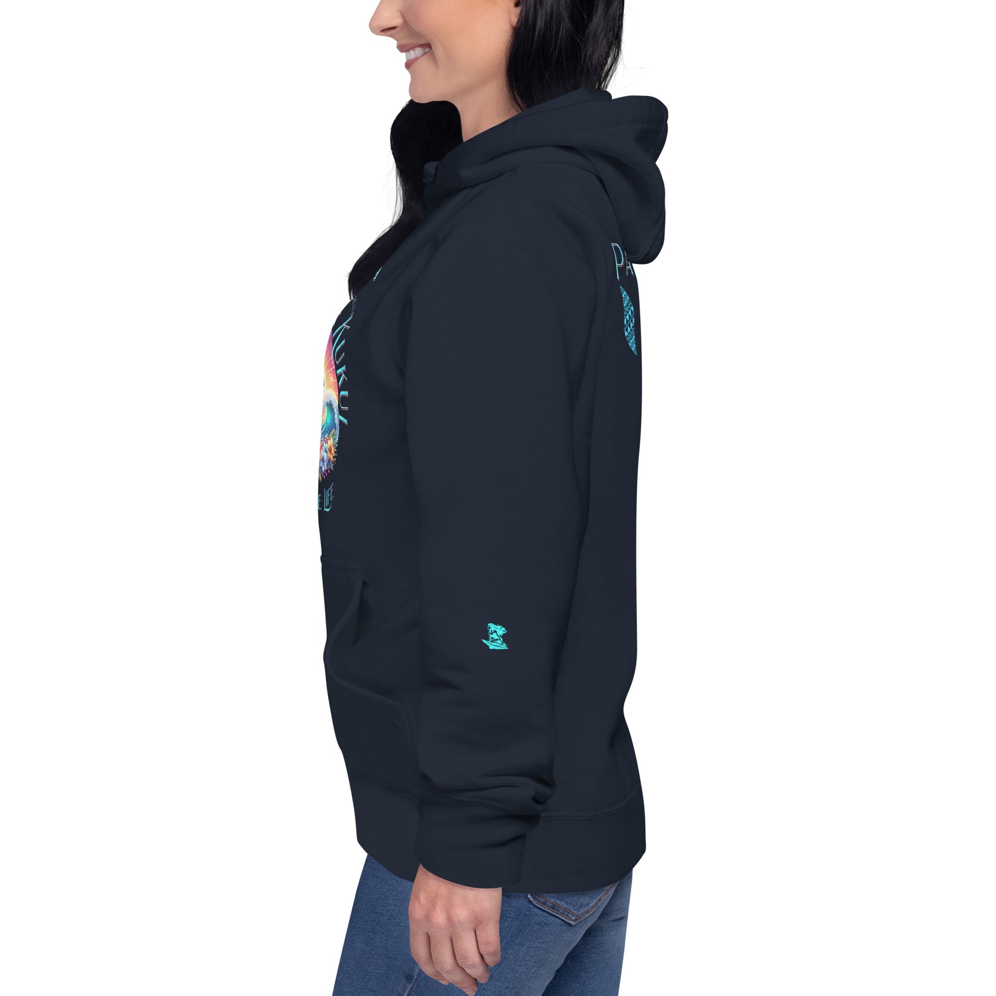 Ho'ōla (To Give Life, To Heal, To Rivive) Hoodie Pullover Hoodie Pa'akai & Kukui