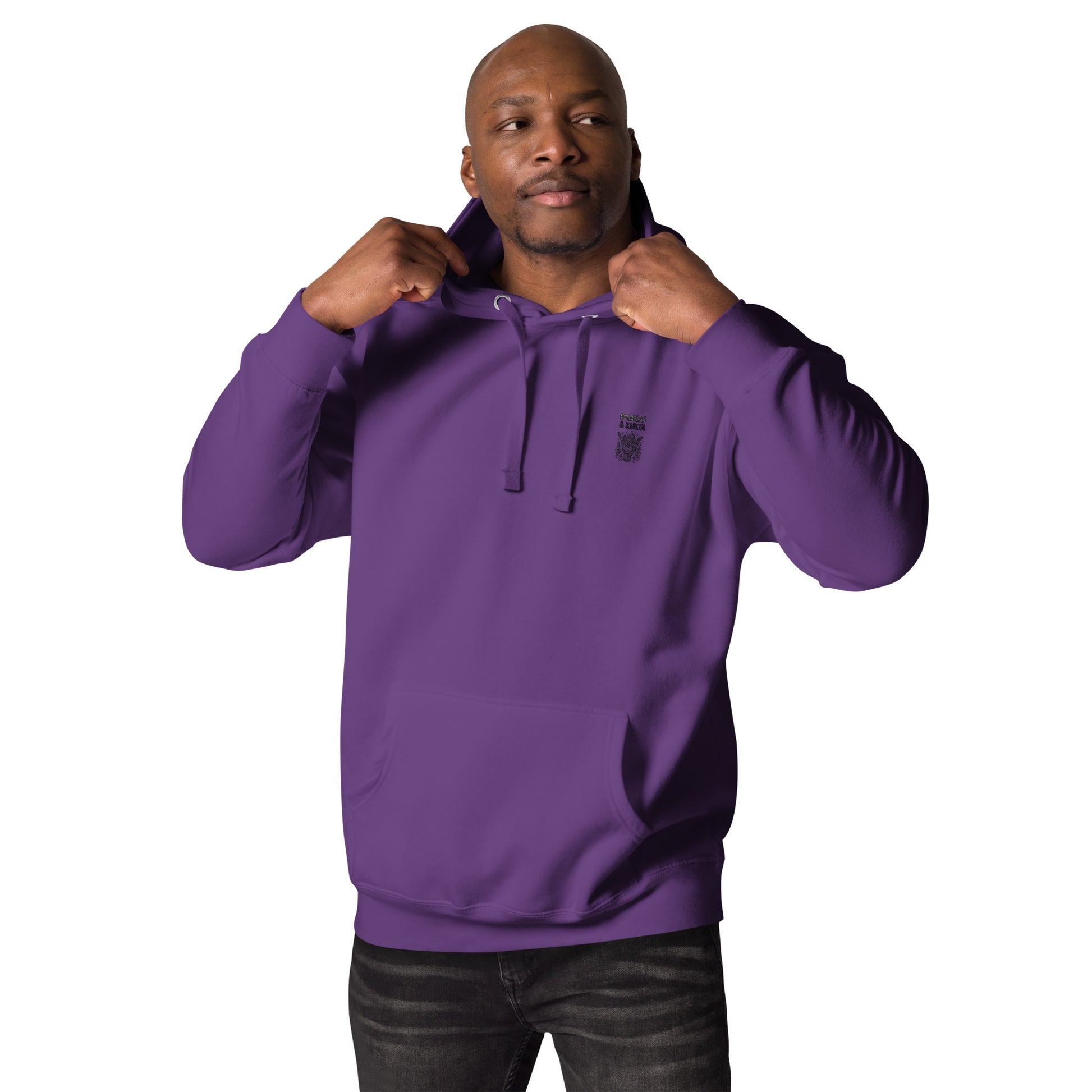 Tribal Shaka Hoodie Pullover Hoodie Pa'akai & Kukui
