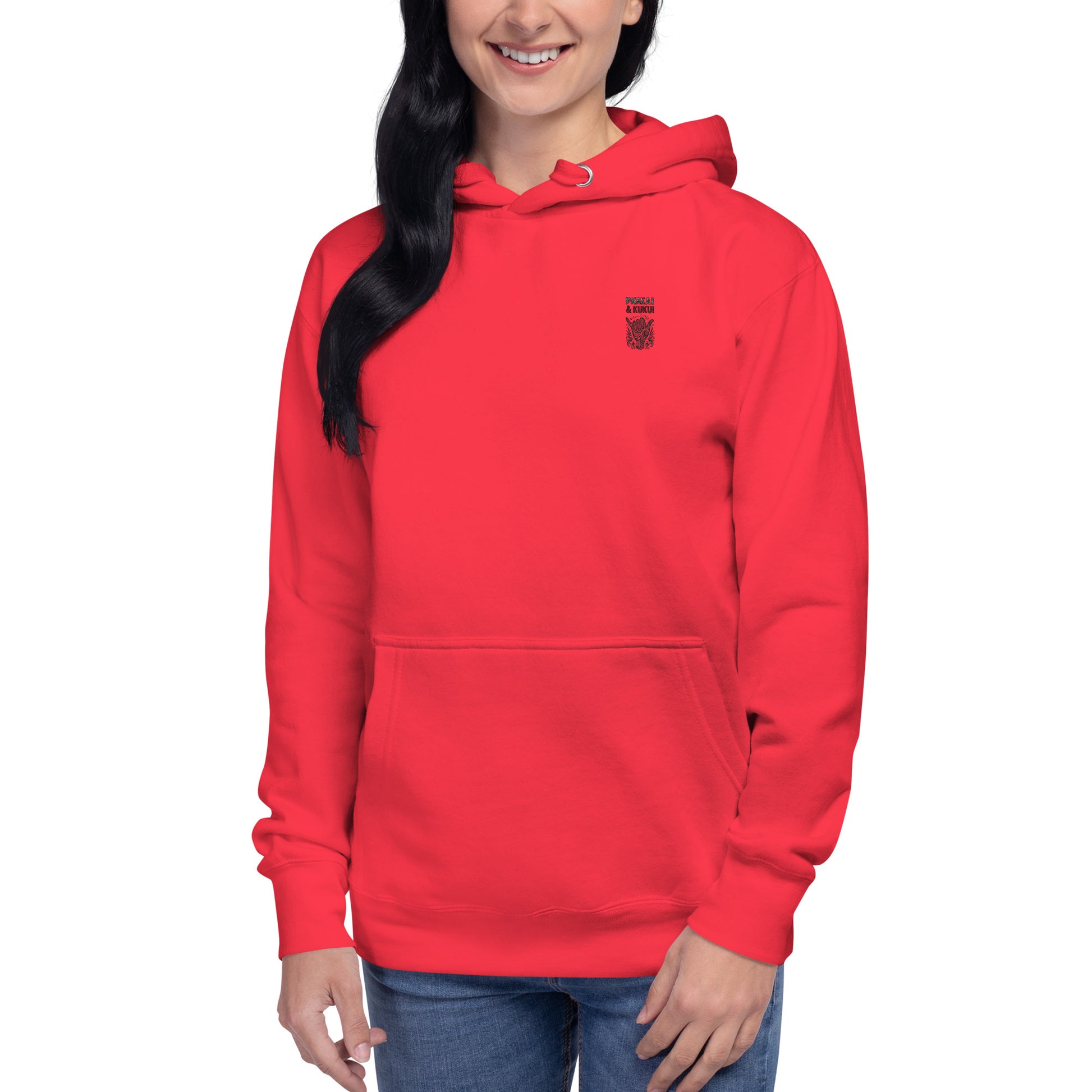 Tribal Shaka Hoodie Pullover Hoodie Pa'akai & Kukui