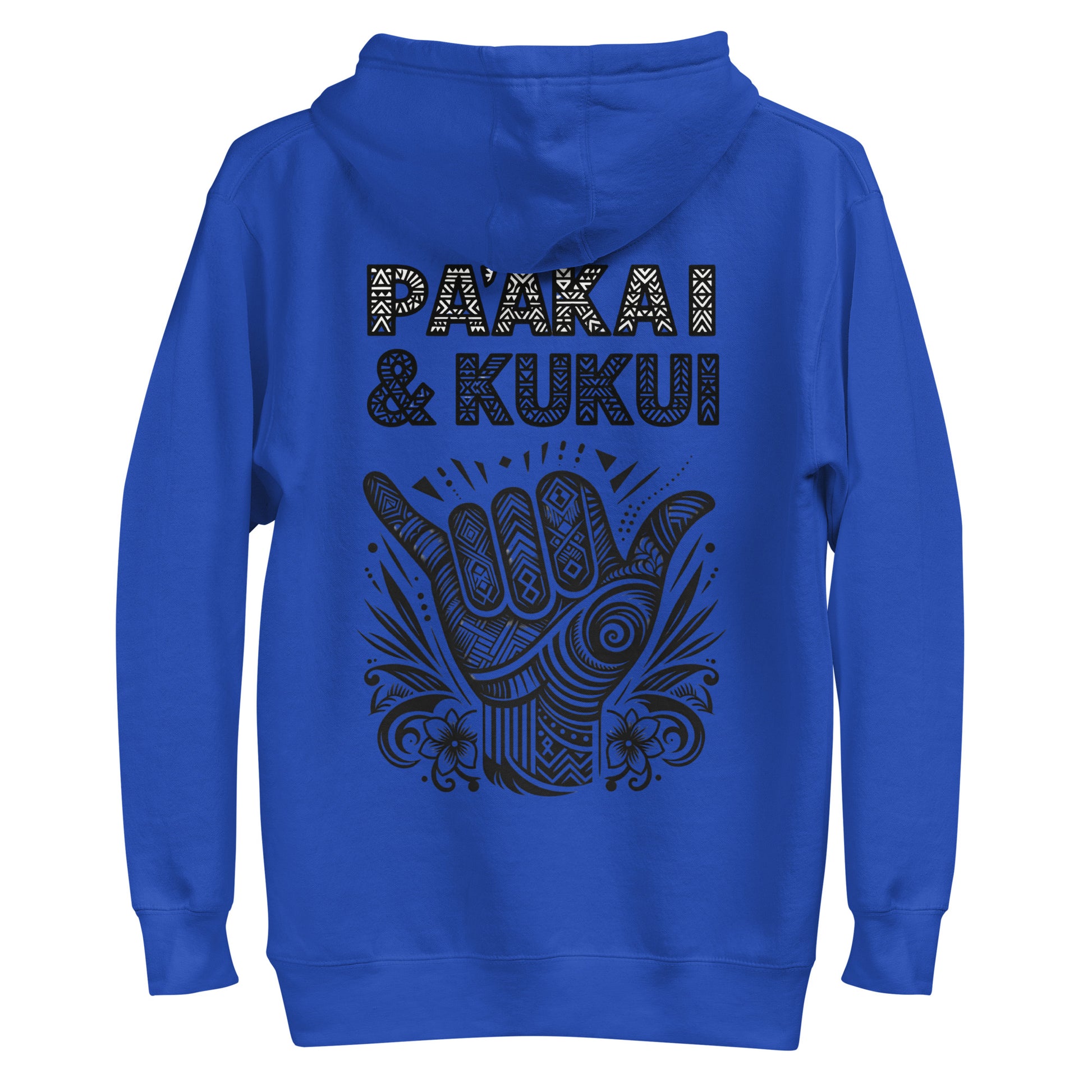 Tribal Shaka Hoodie Pullover Hoodie Pa'akai & Kukui
