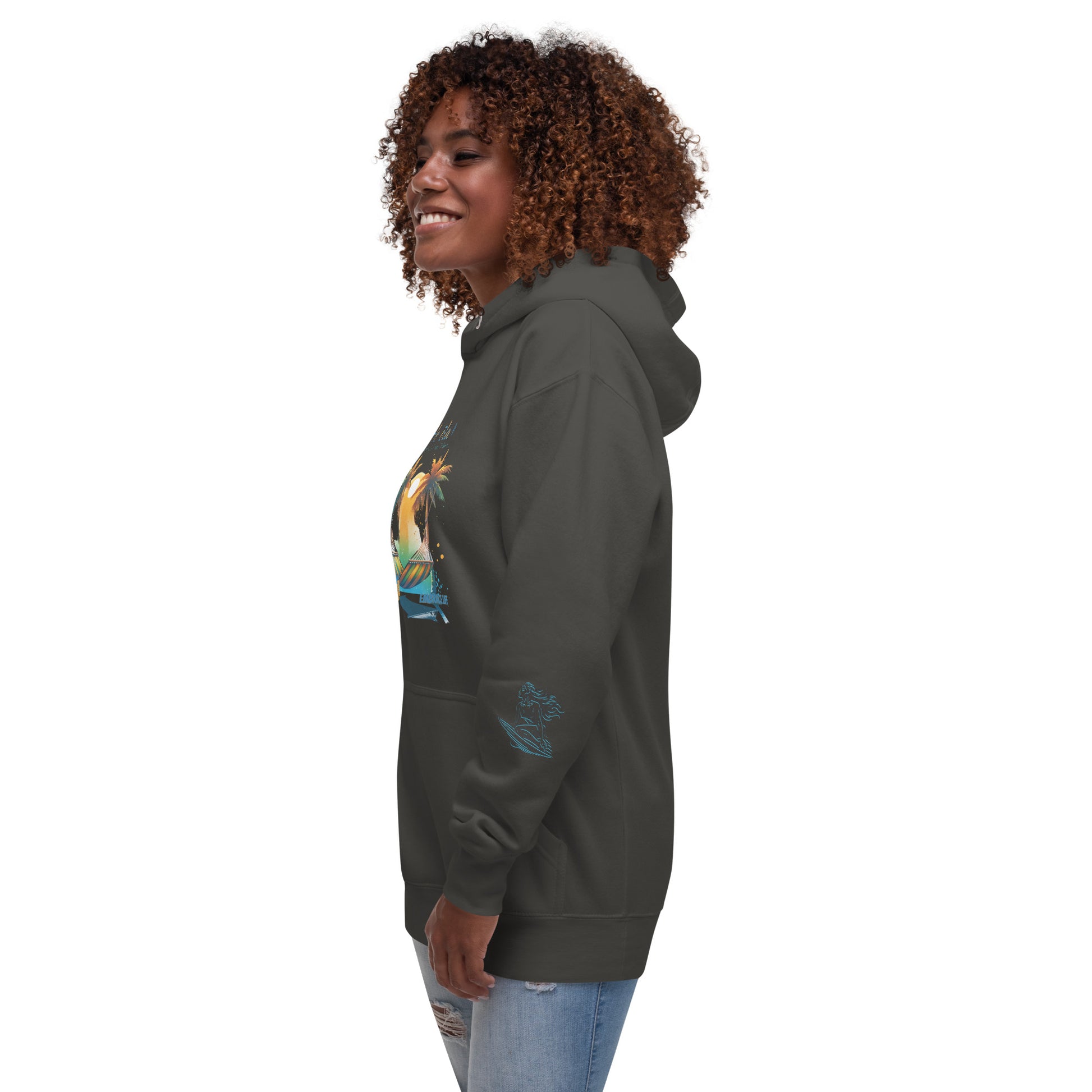 Ke Ola Kahakai Hoodie Pullover Hoodie Pa'akai & Kukui