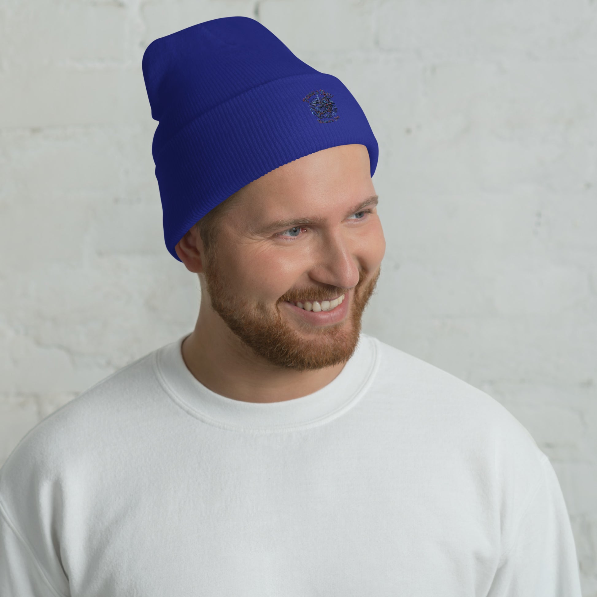 Tribal Shark Cuffed Beanie Beanie Pa'akai & Kukui Royal