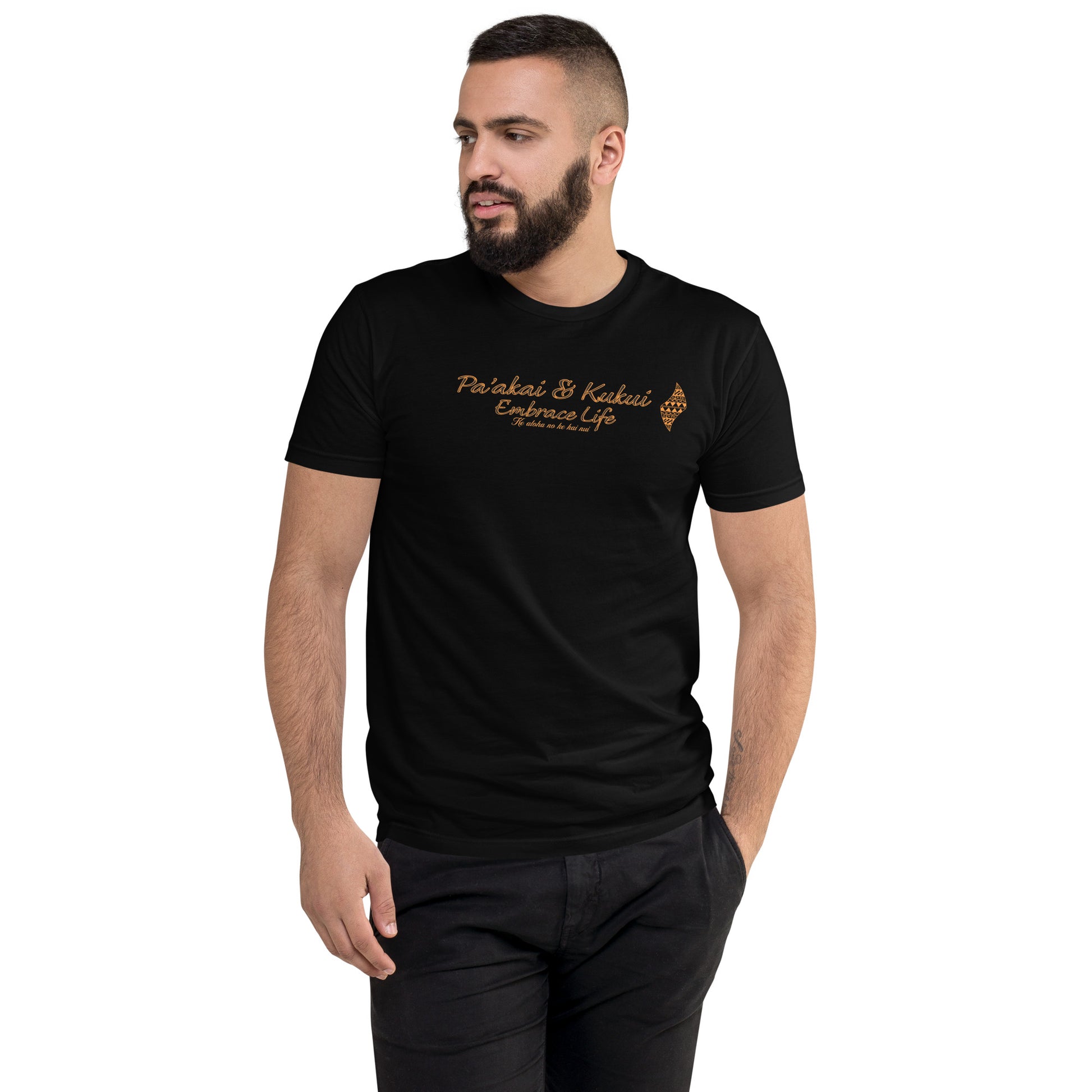 Aloha no ke kai T-shirt T-shirt Pa'akai & Kukui Black XS