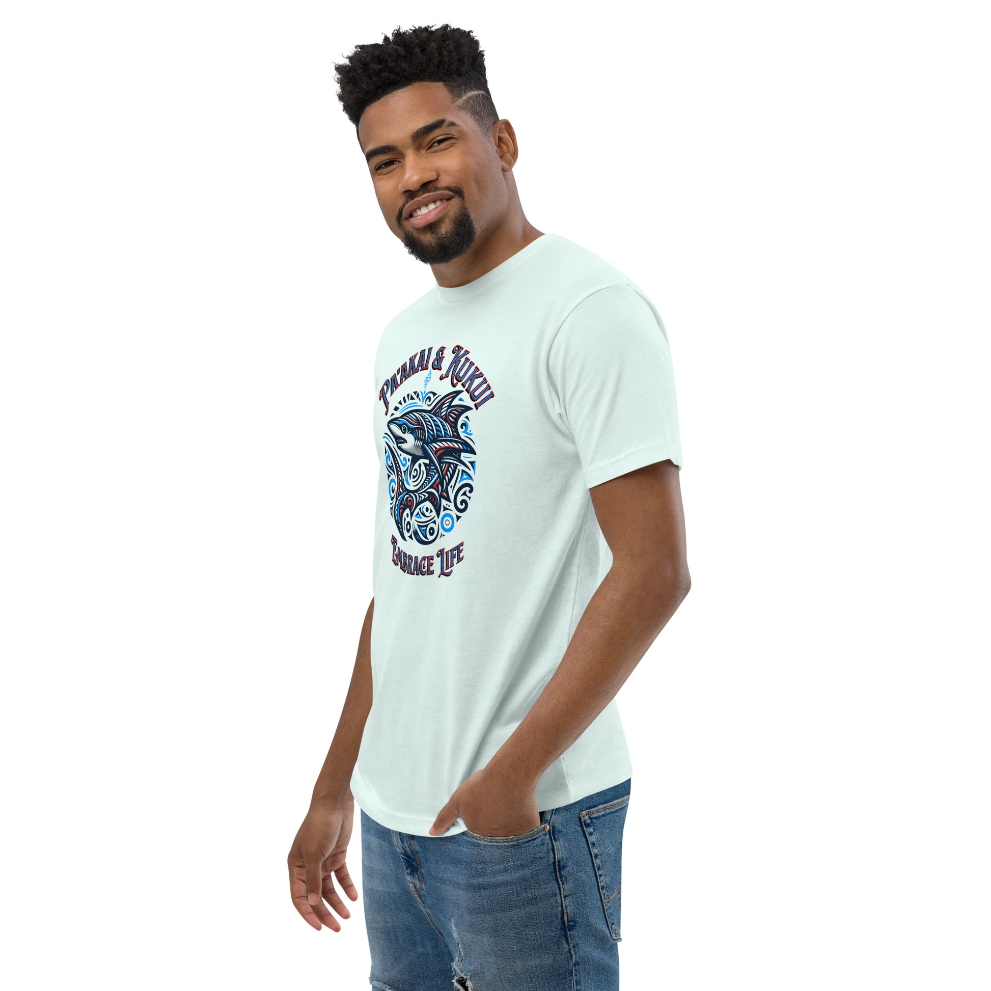 Tribal Shark Short Sleeve T-shirt T-shirt Pa'akai & Kukui