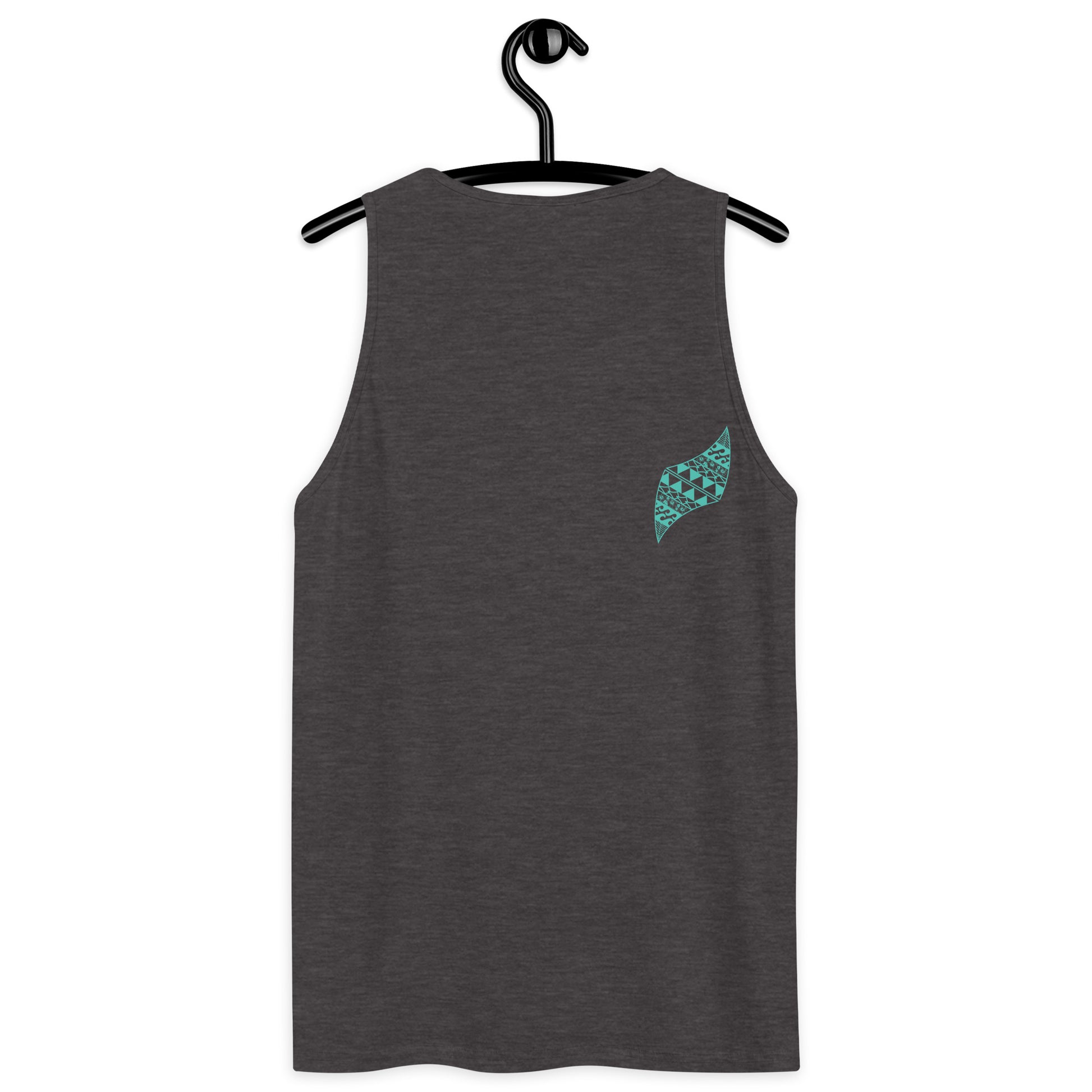 Aloha Vibes (Teal) Men’s premium tank top Tank Top Pa'akai & Kukui