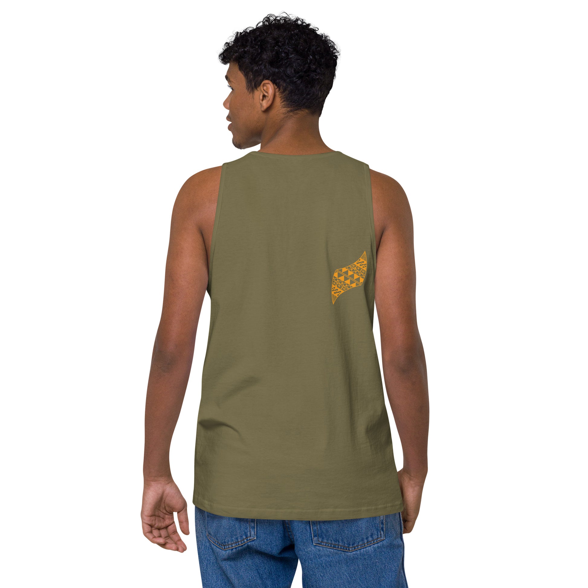 Aloha Vibes Men’s premium tank top Tank Top Pa'akai & Kukui