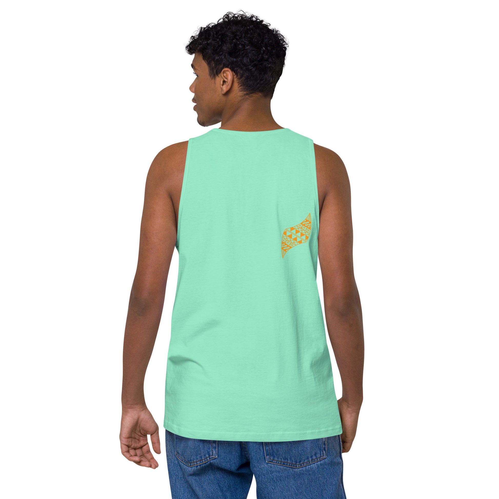 Aloha Vibes Men’s premium tank top Tank Top Pa'akai & Kukui
