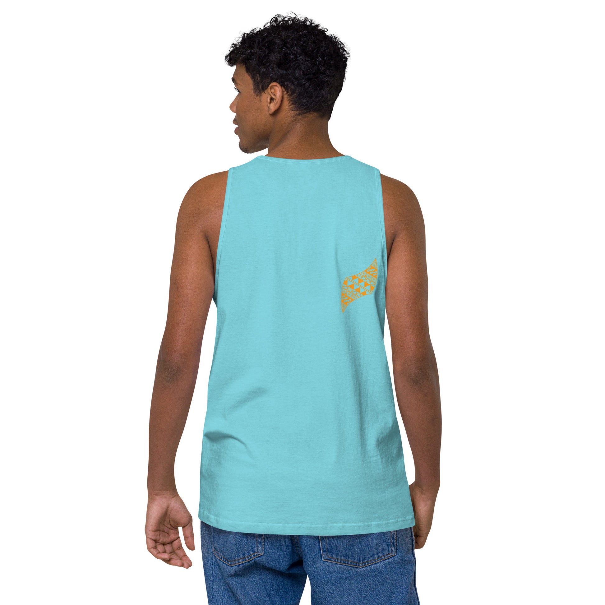 Aloha Vibes Men’s premium tank top Tank Top Pa'akai & Kukui