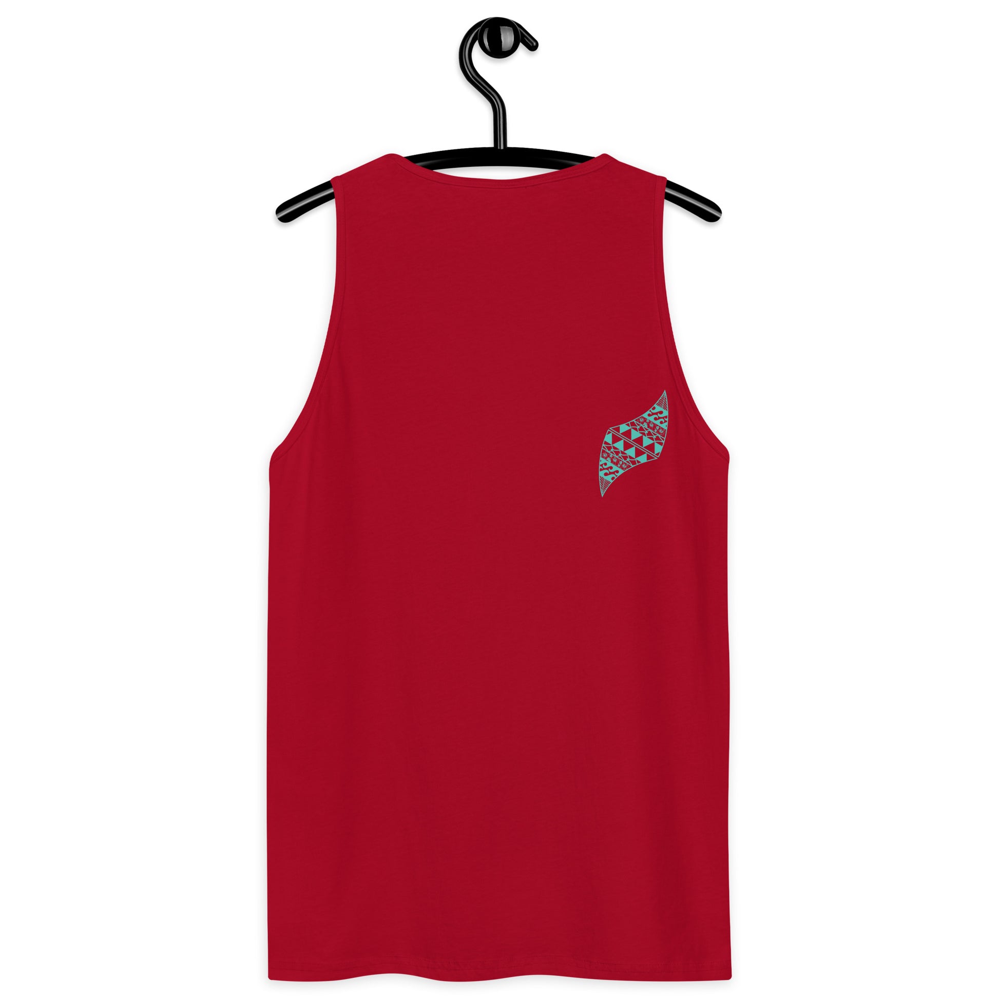 Aloha Vibes (Teal) Men’s premium tank top Tank Top Pa'akai & Kukui