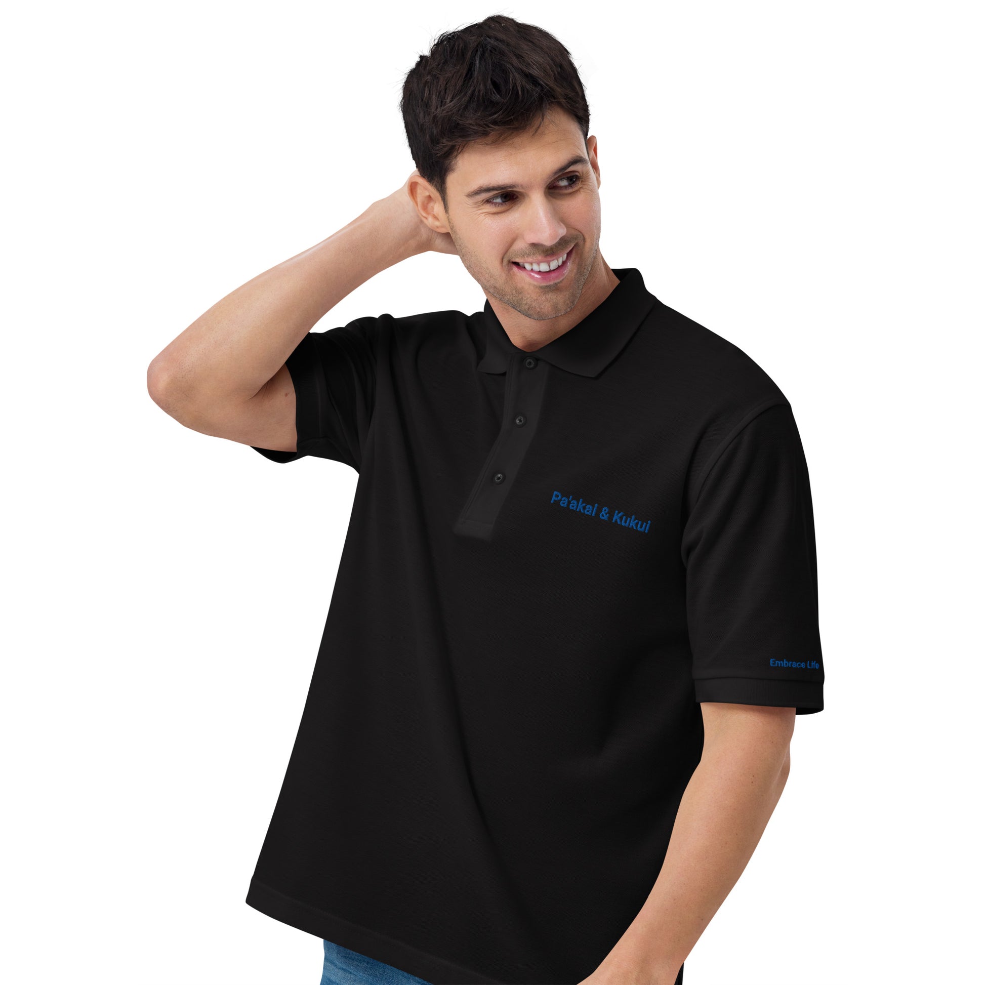 Pa'akai & Kukui Men's Premium Polo Polo Pa'akai & Kukui