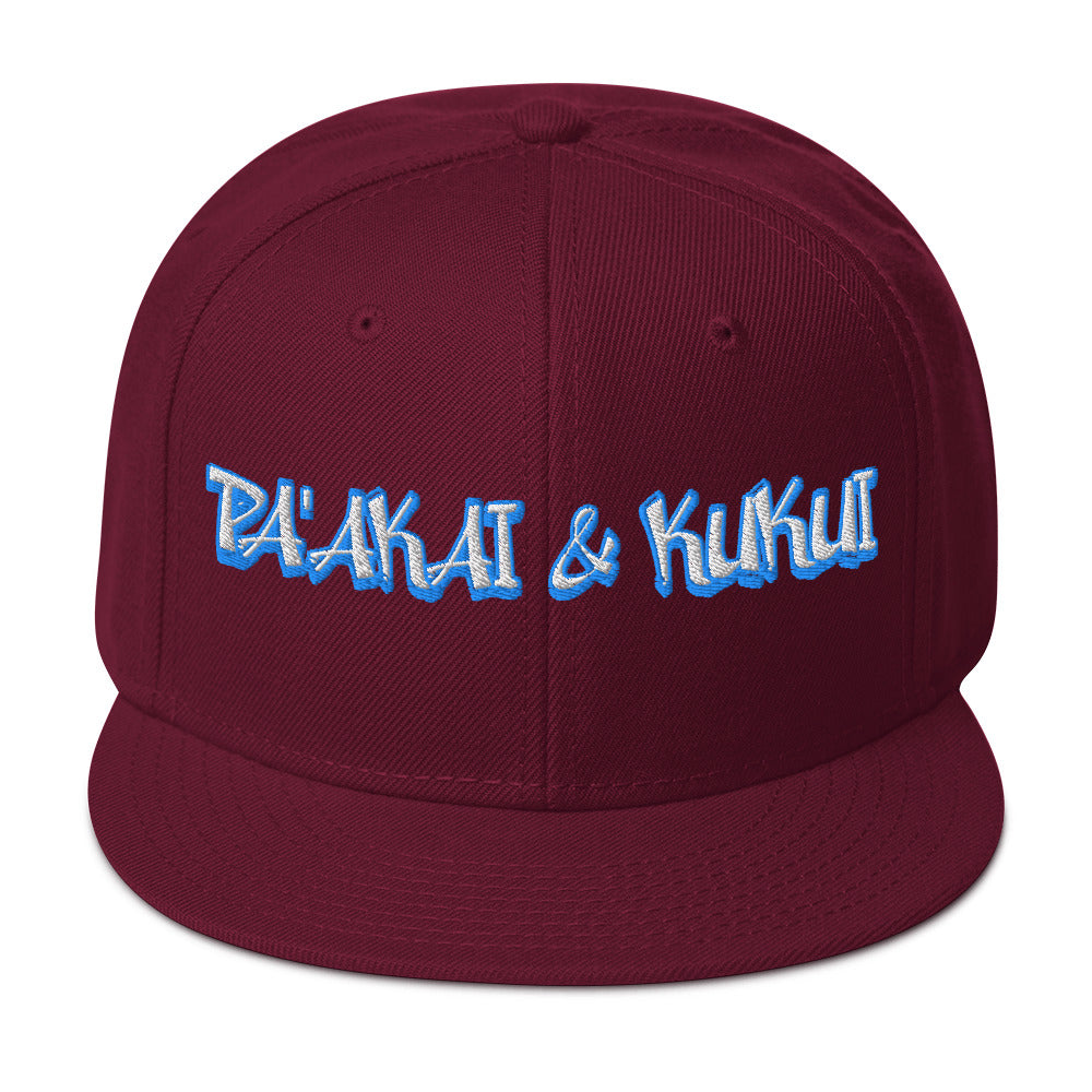 Pa'akai & Kukui Snapback Hat Snapback Cap Pa'akai & Kukui