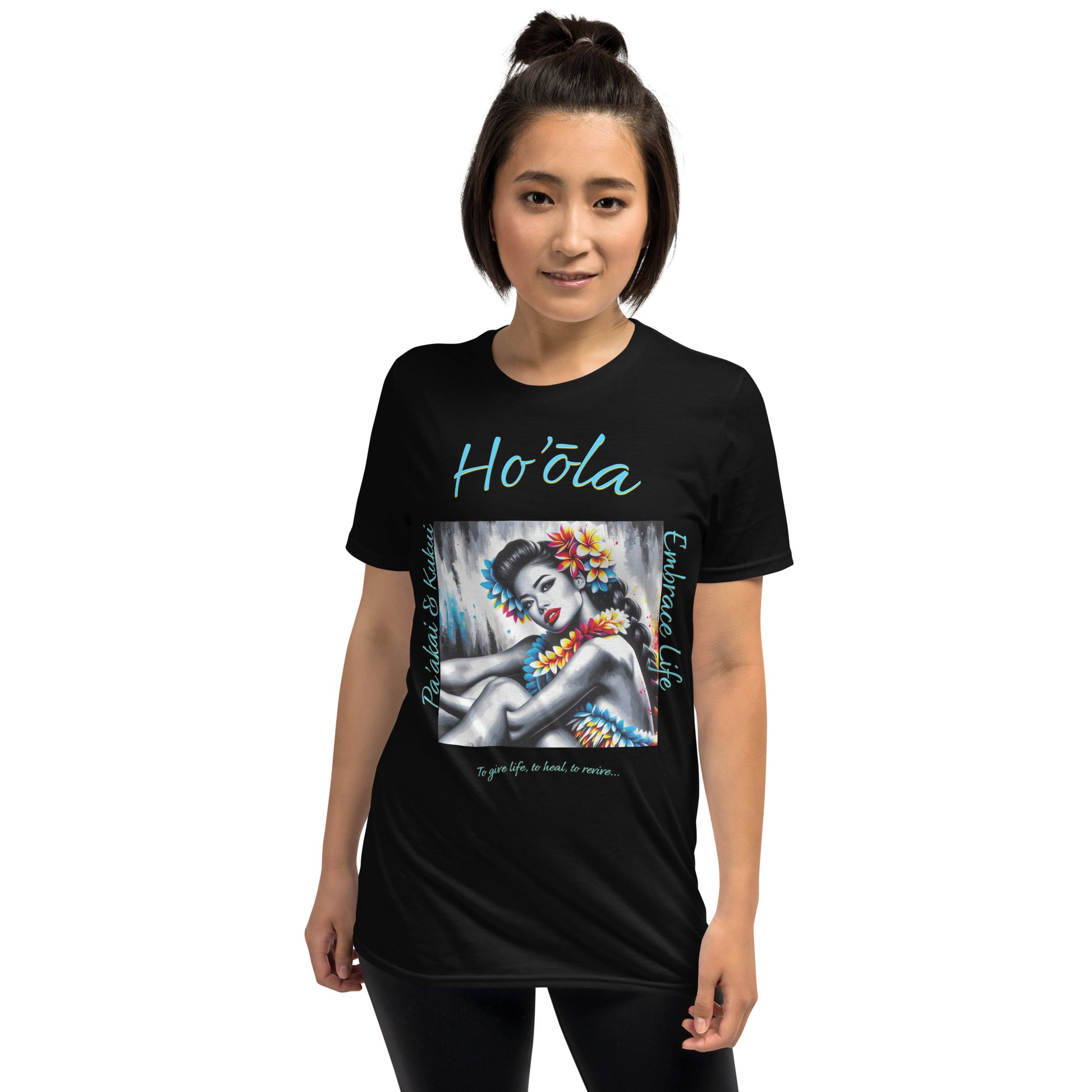 Aloha Wahine Hawai'i T-Shirt T-shirt Pa'akai & Kukui