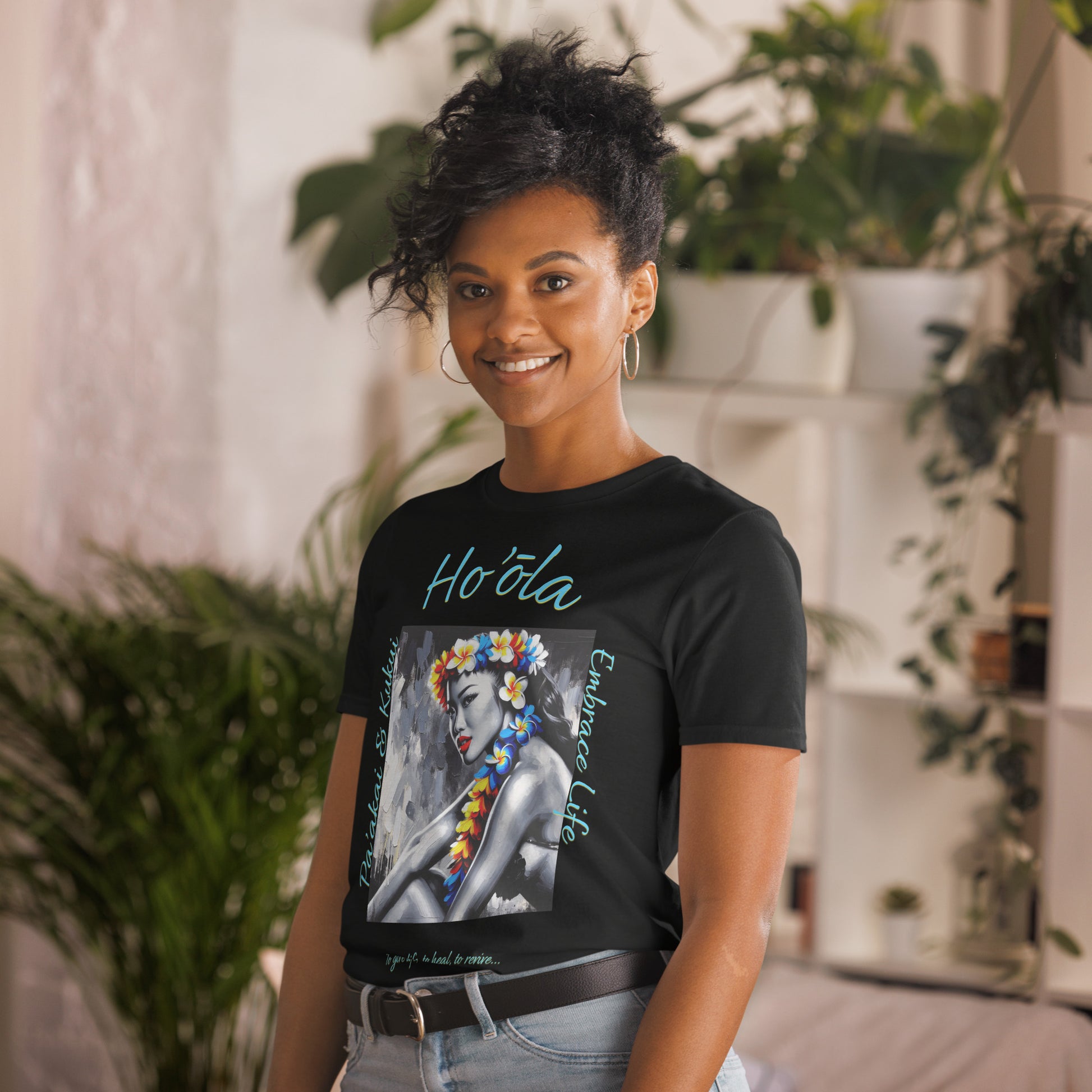 Aloha Wahine Hawai'i T-Shirt T-shirt Pa'akai & Kukui