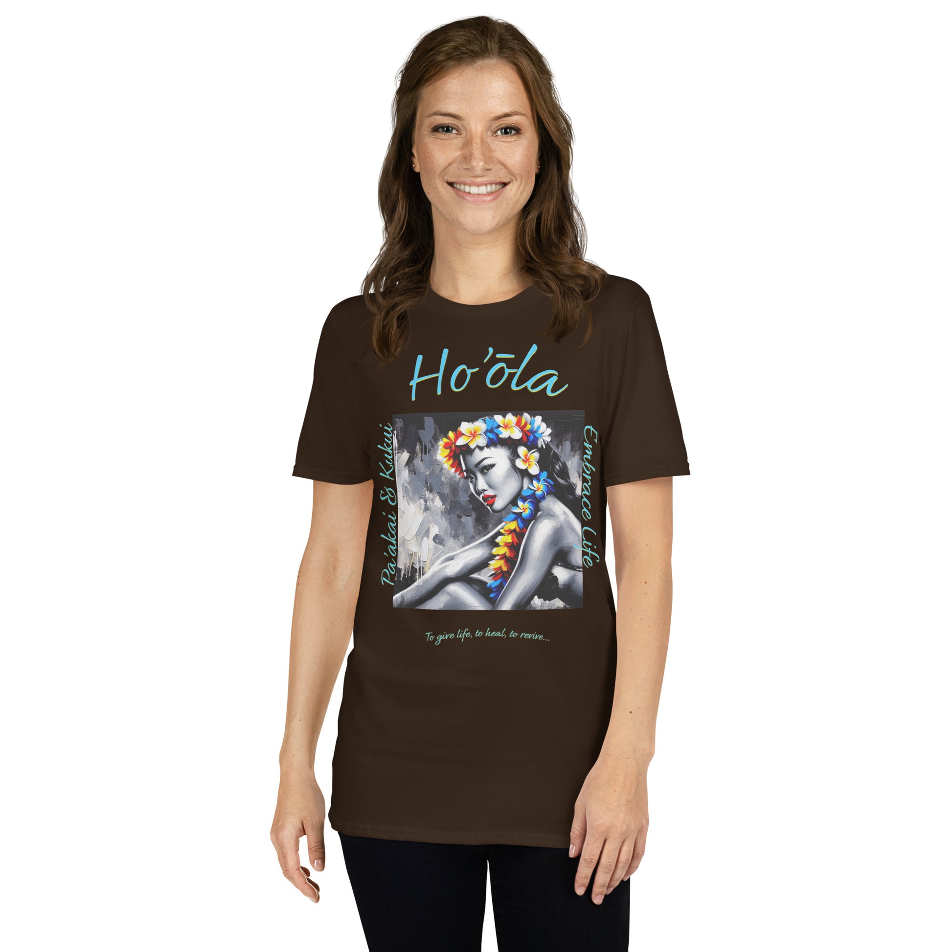 Aloha Wahine Hawai'i T-Shirt T-shirt Pa'akai & Kukui