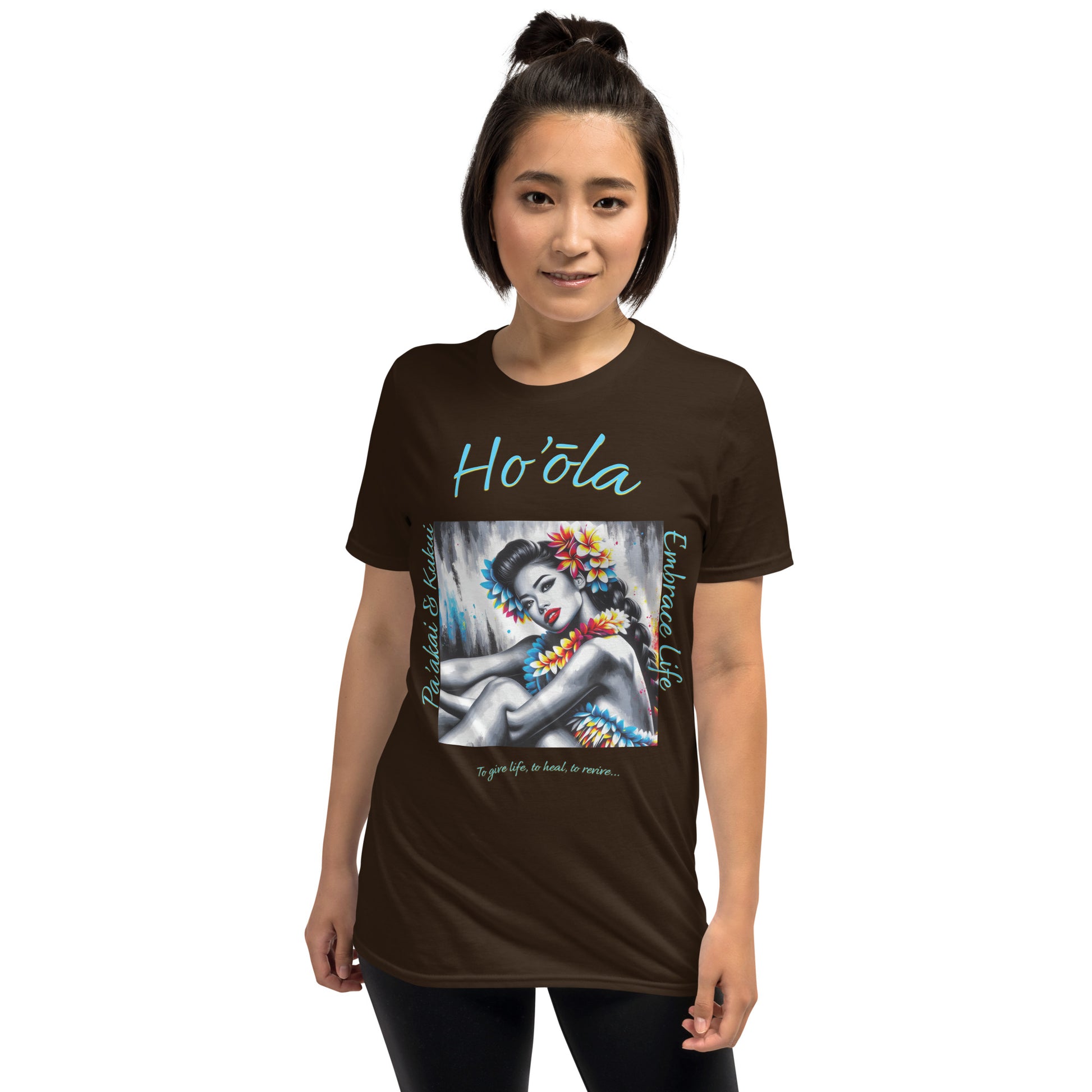 Aloha Wahine Hawai'i T-Shirt T-shirt Pa'akai & Kukui