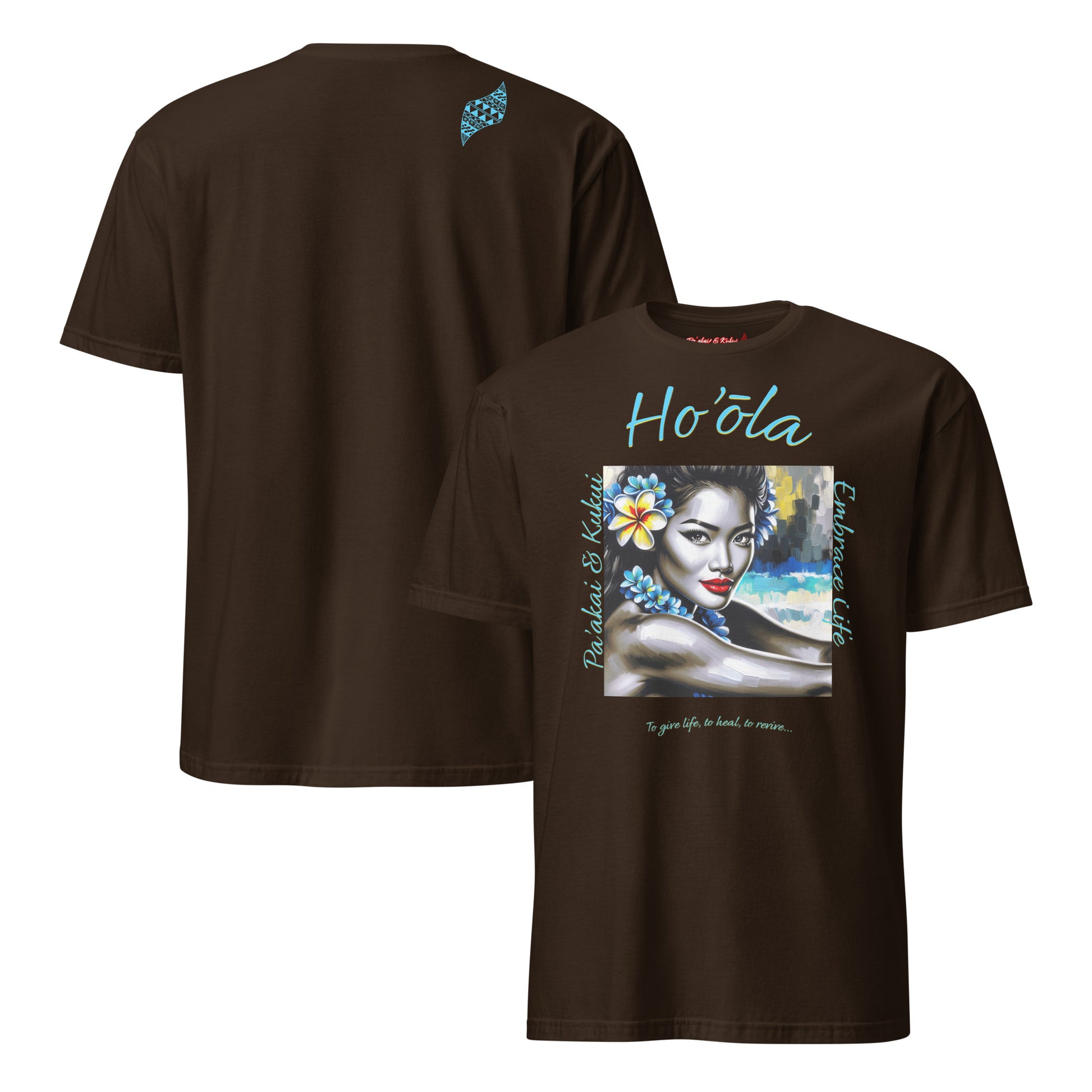 Aloha Wahine Hawai'i T-Shirt T-shirt Pa'akai & Kukui