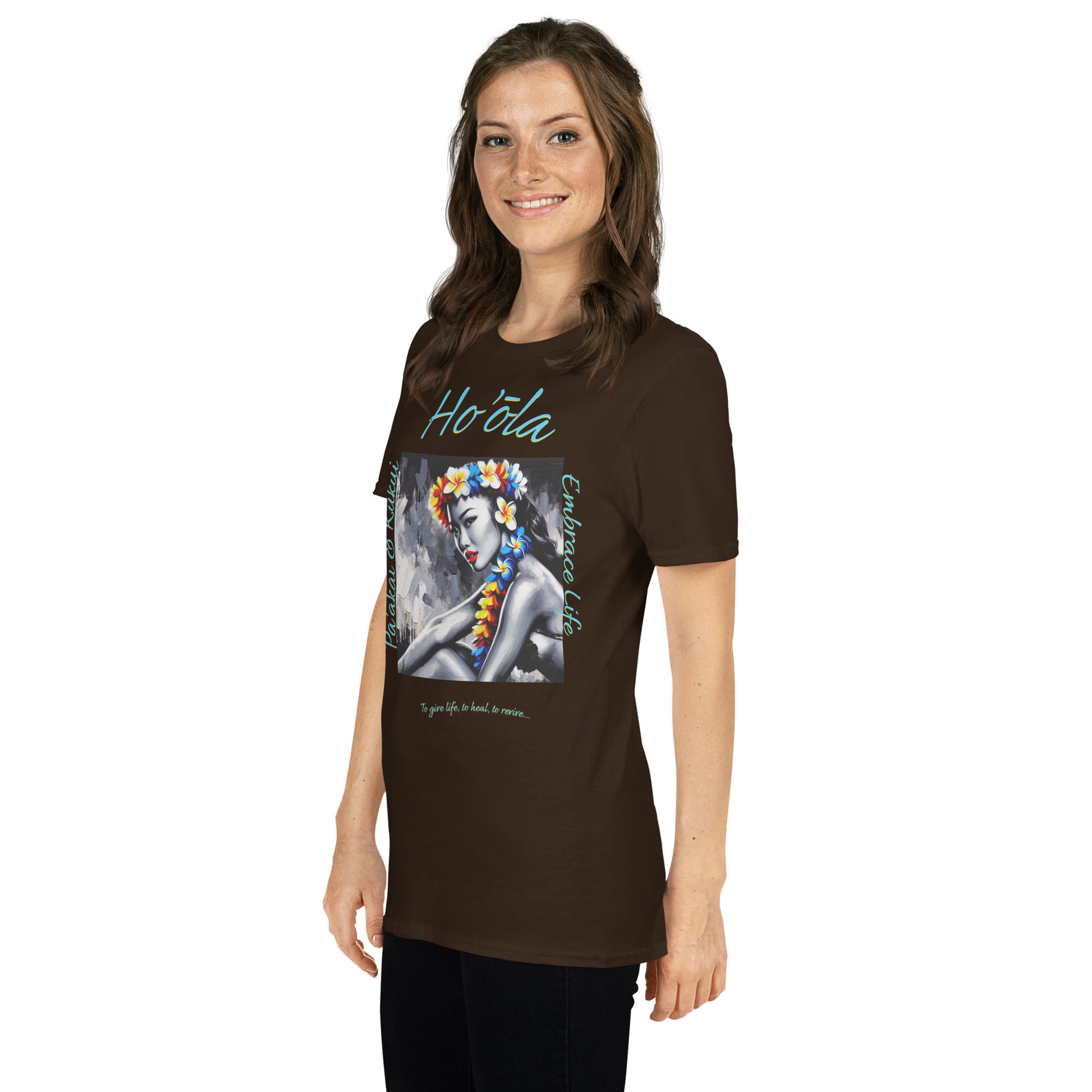 Aloha Wahine Hawai'i T-Shirt T-shirt Pa'akai & Kukui