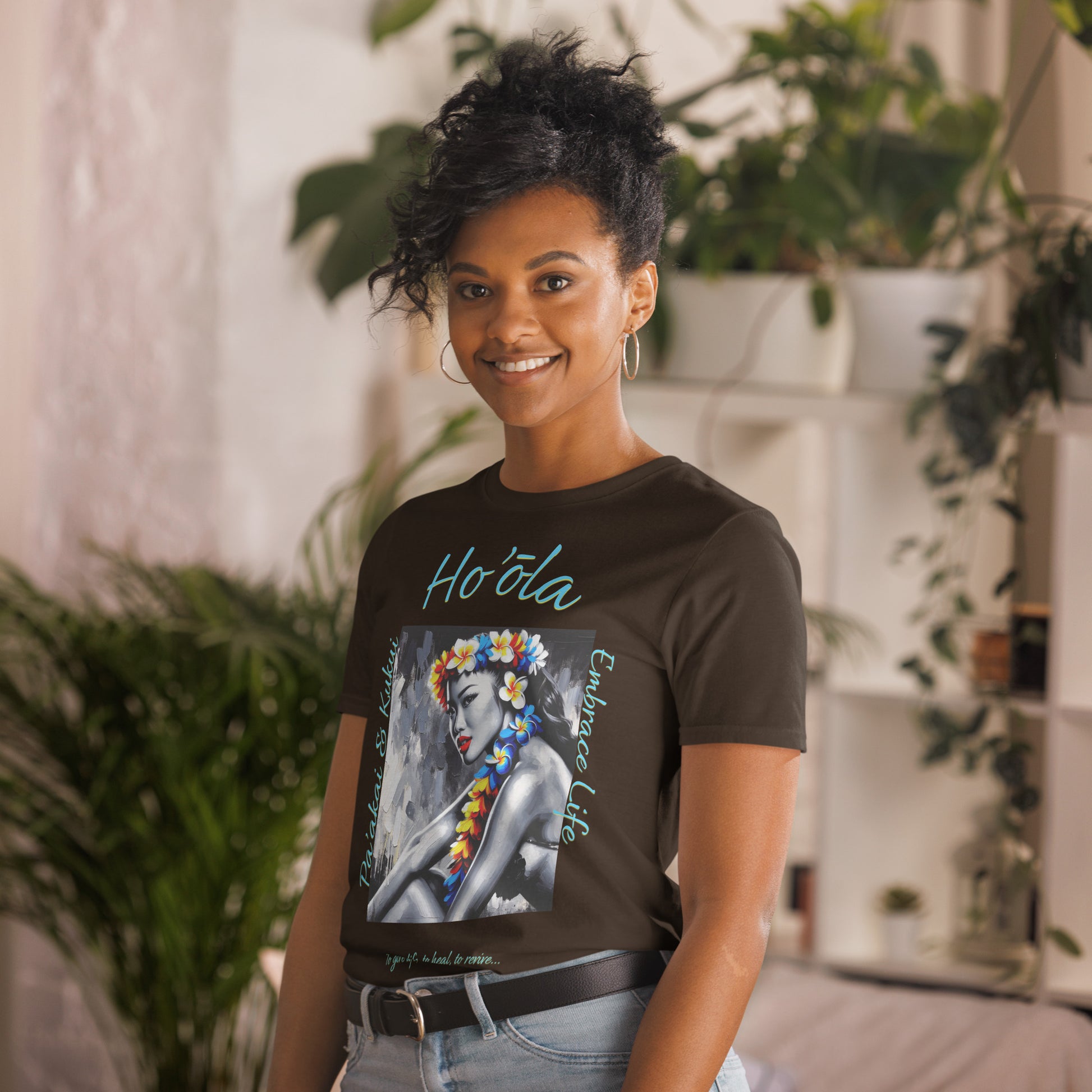 Aloha Wahine Hawai'i T-Shirt T-shirt Pa'akai & Kukui