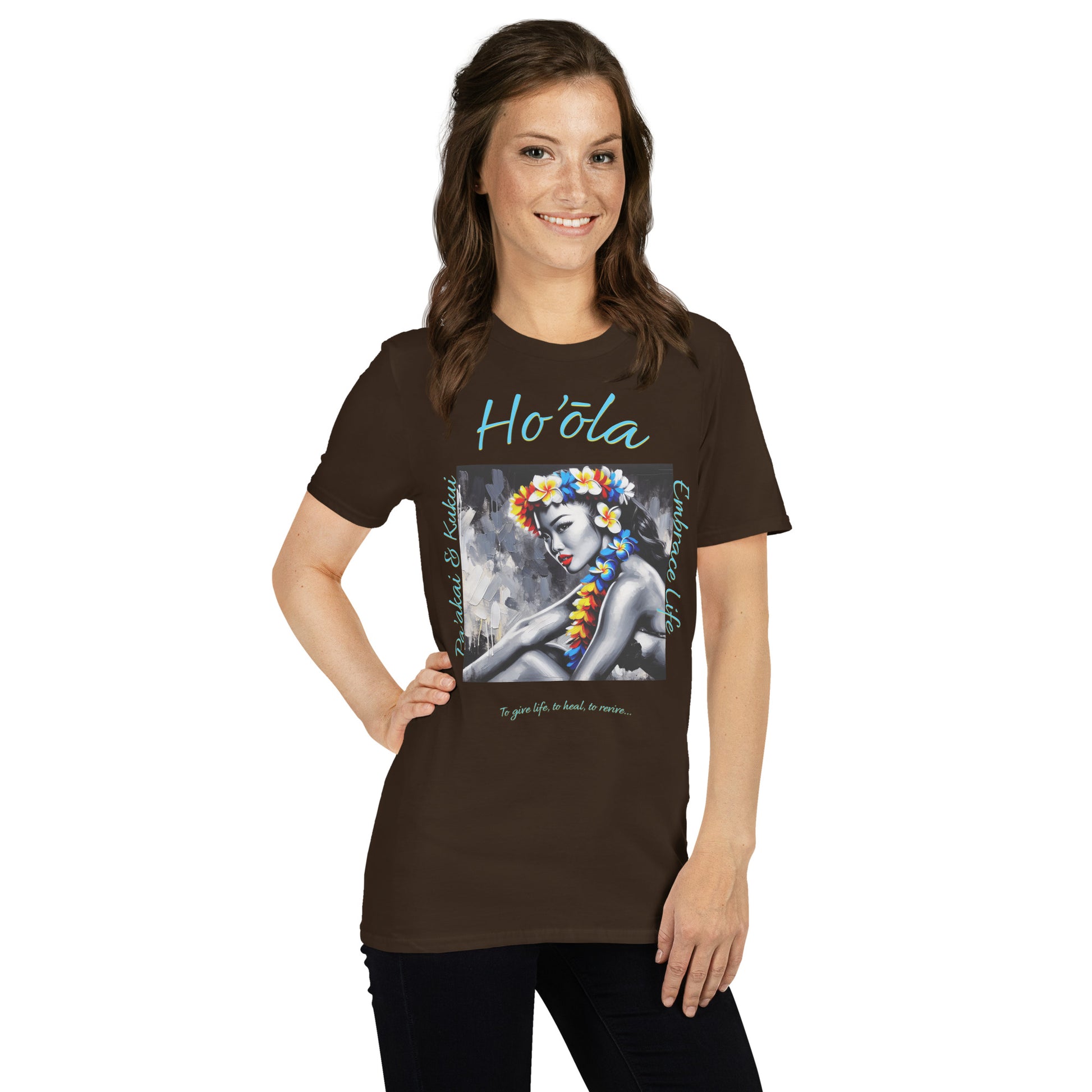 Aloha Wahine Hawai'i T-Shirt T-shirt Pa'akai & Kukui
