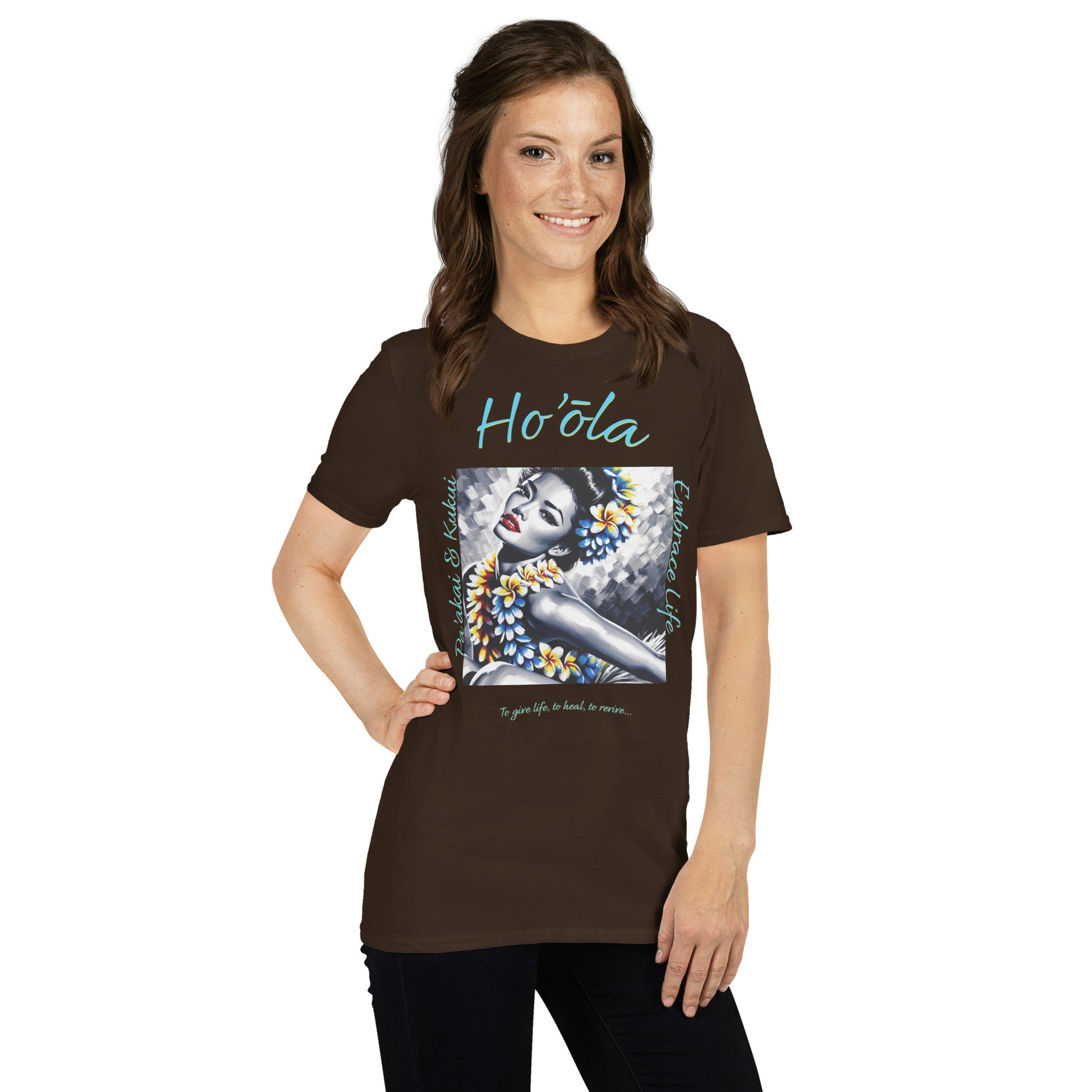Aloha Wahine Hawai'i T-Shirt T-shirt Pa'akai & Kukui