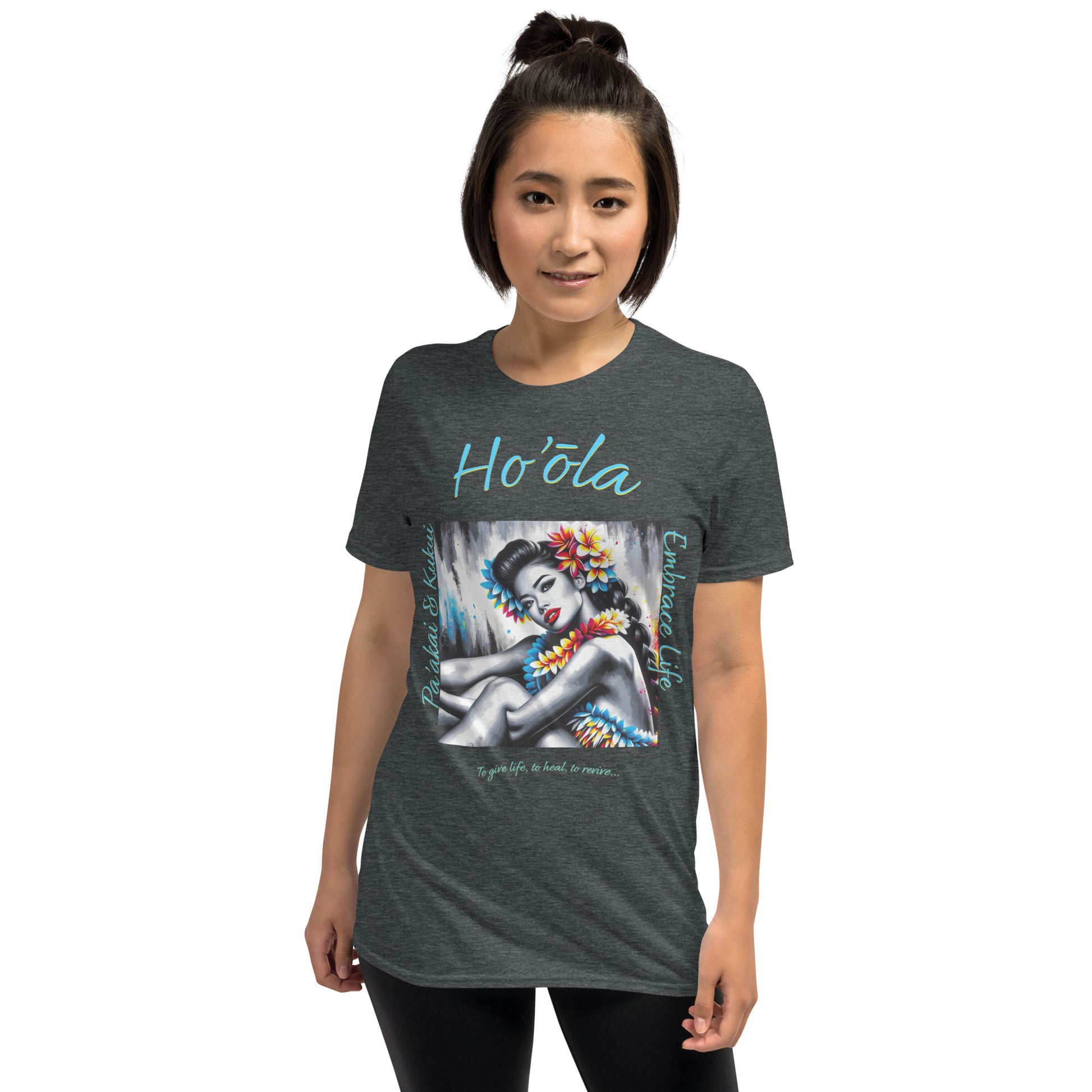 Aloha Wahine Hawai'i T-Shirt T-shirt Pa'akai & Kukui