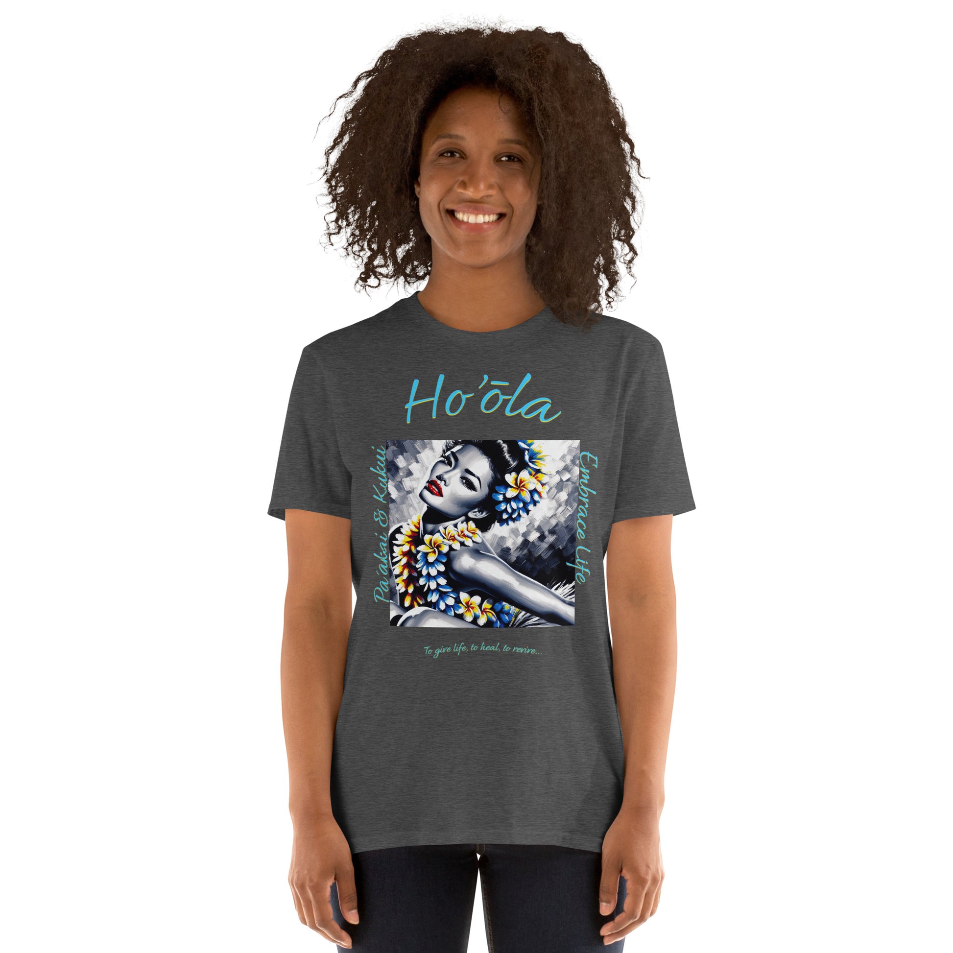 Aloha Wahine Hawai'i T-Shirt T-shirt Pa'akai & Kukui