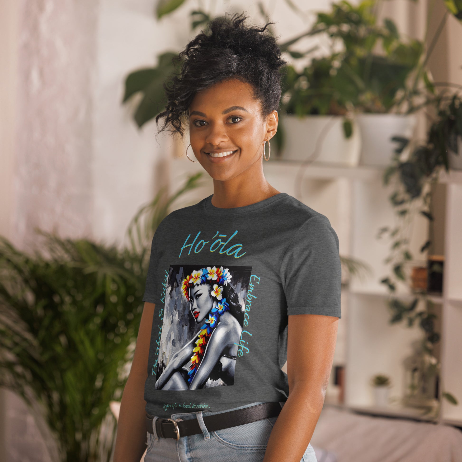 Aloha Wahine Hawai'i T-Shirt T-shirt Pa'akai & Kukui