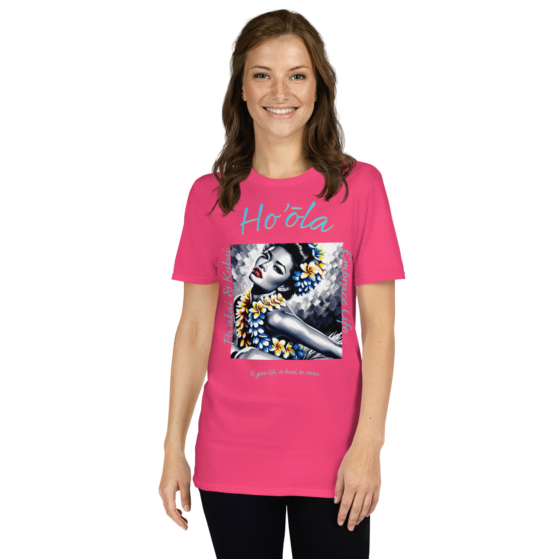 Aloha Wahine Hawai'i T-Shirt T-shirt Pa'akai & Kukui