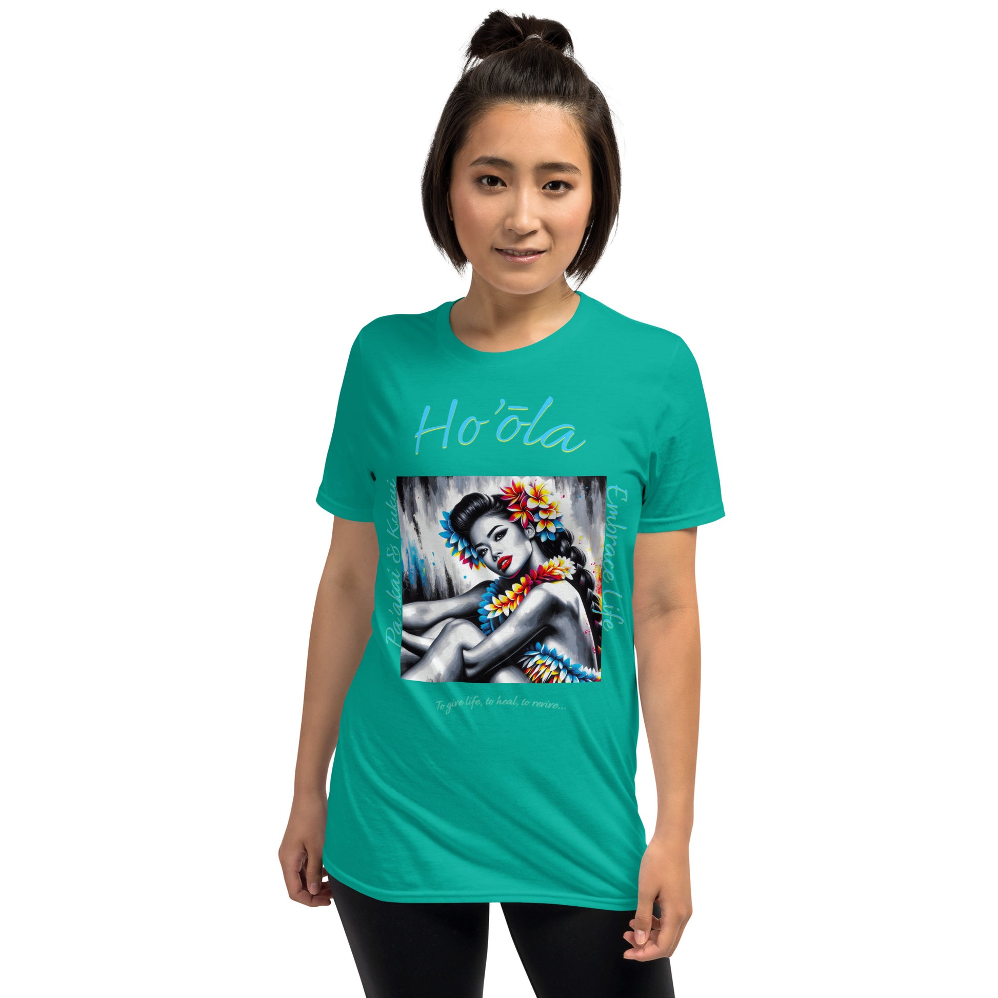 Aloha Wahine Hawai'i T-Shirt T-shirt Pa'akai & Kukui