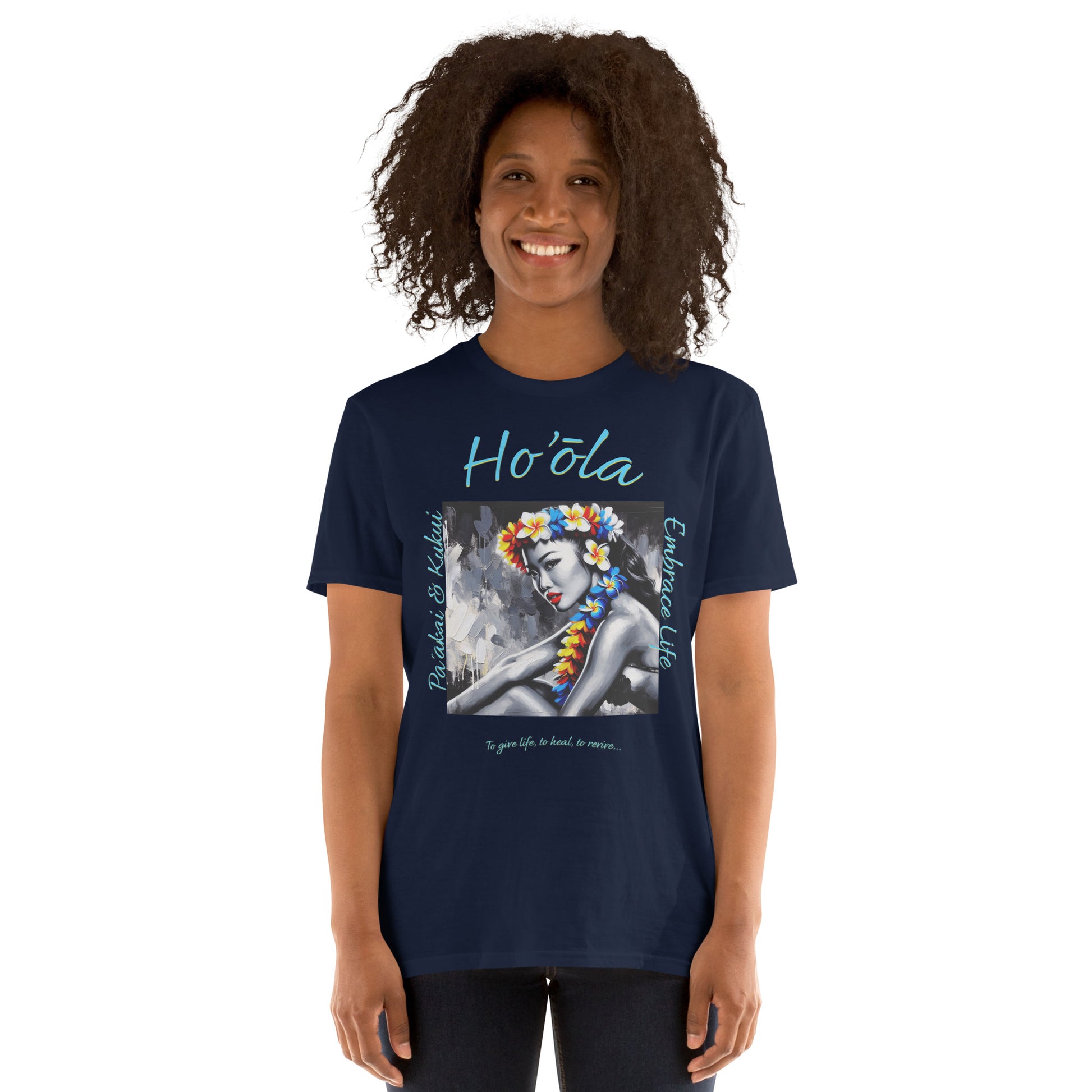 Aloha Wahine Hawai'i T-Shirt T-shirt Pa'akai & Kukui