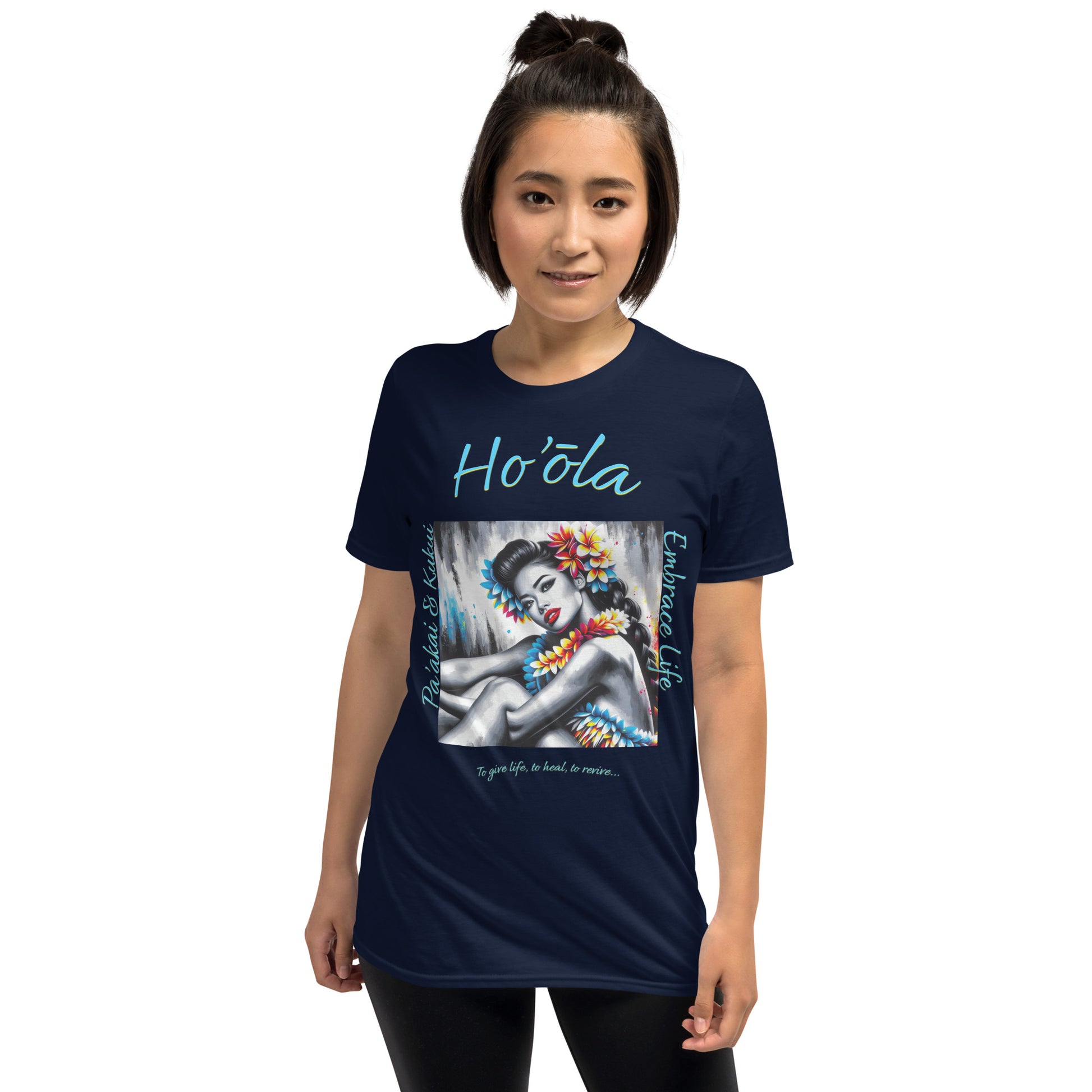 Aloha Wahine Hawai'i T-Shirt T-shirt Pa'akai & Kukui