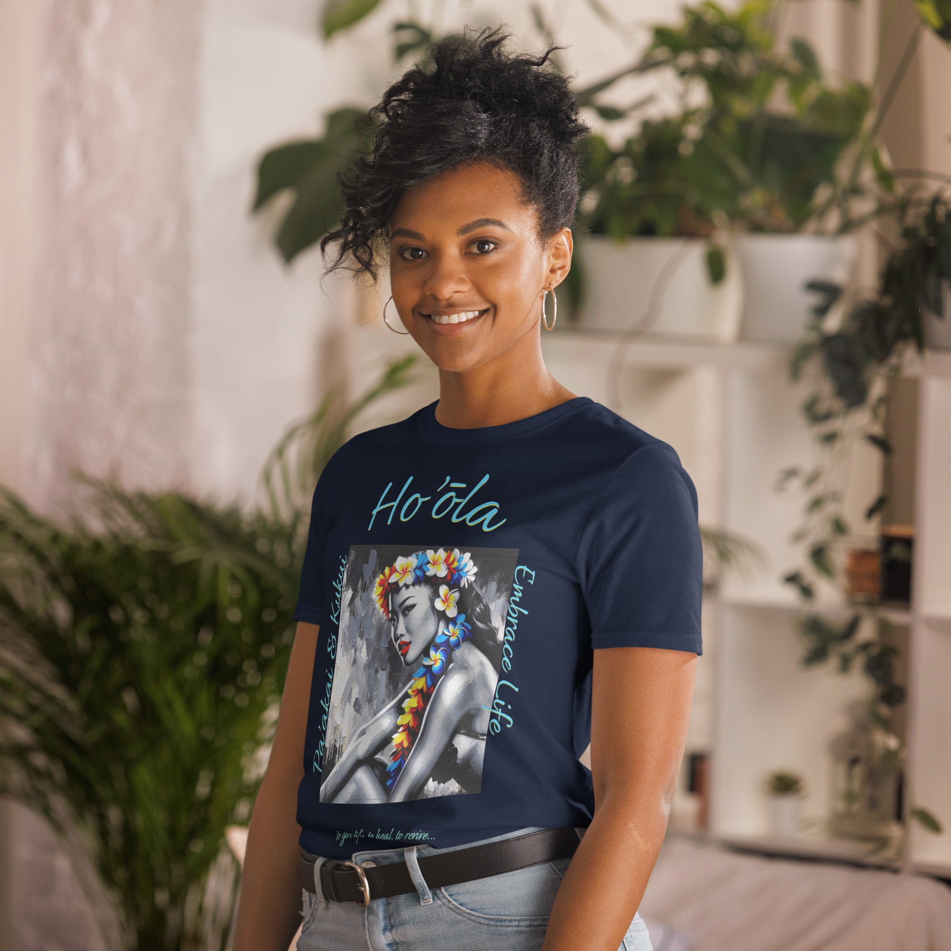 Aloha Wahine Hawai'i T-Shirt T-shirt Pa'akai & Kukui
