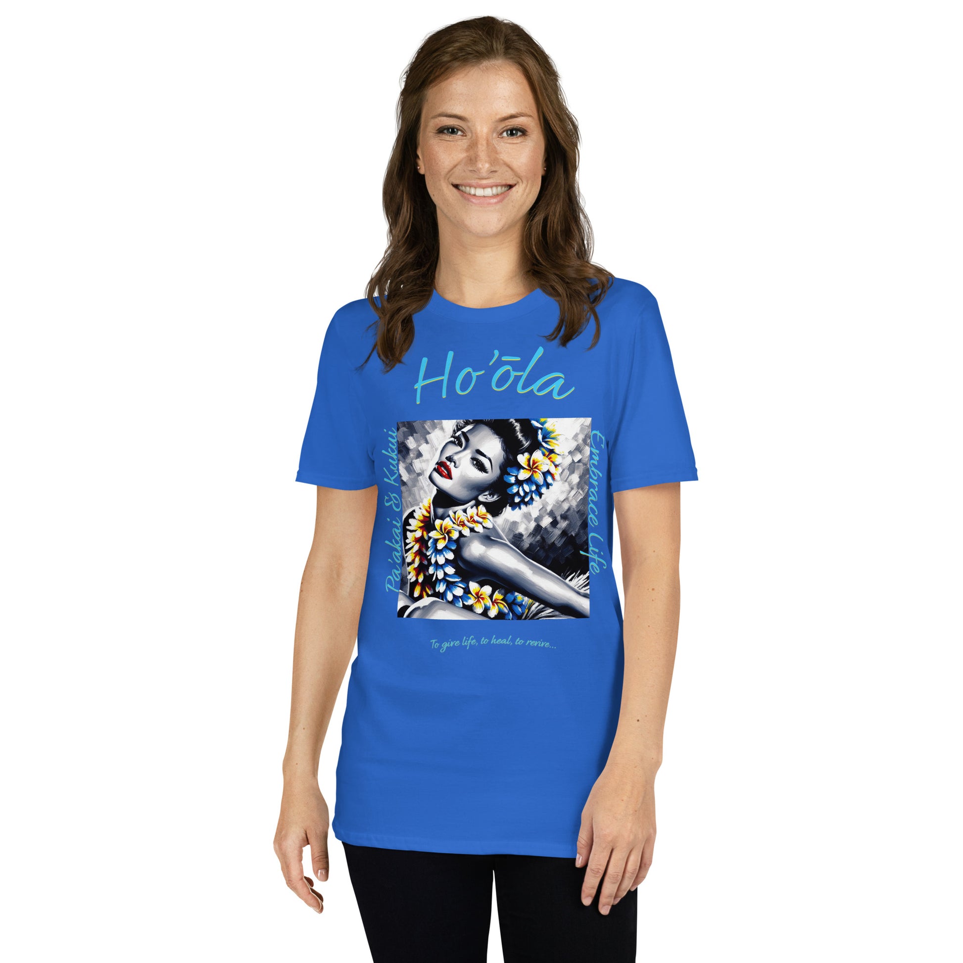 Aloha Wahine Hawai'i T-Shirt T-shirt Pa'akai & Kukui