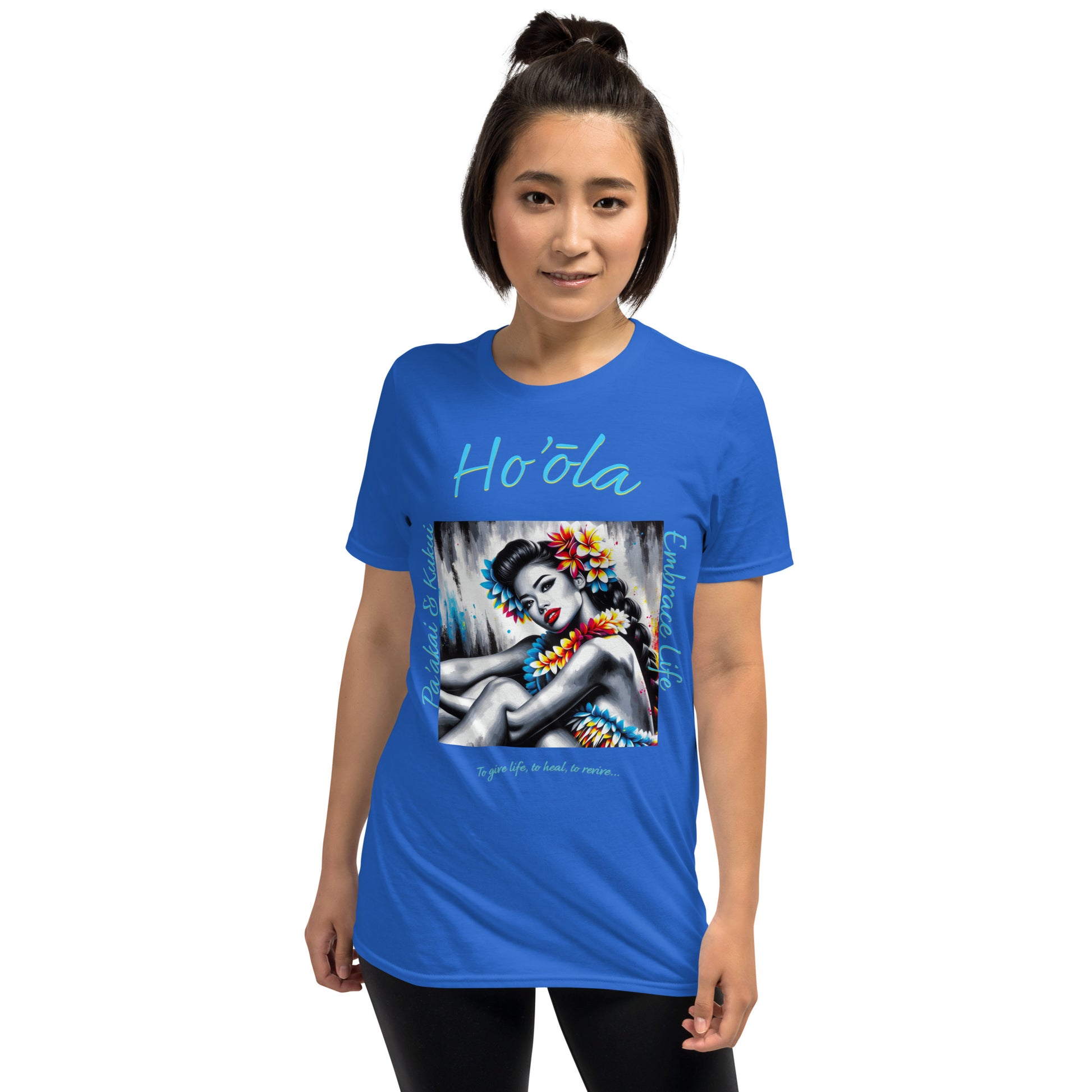 Aloha Wahine Hawai'i T-Shirt T-shirt Pa'akai & Kukui