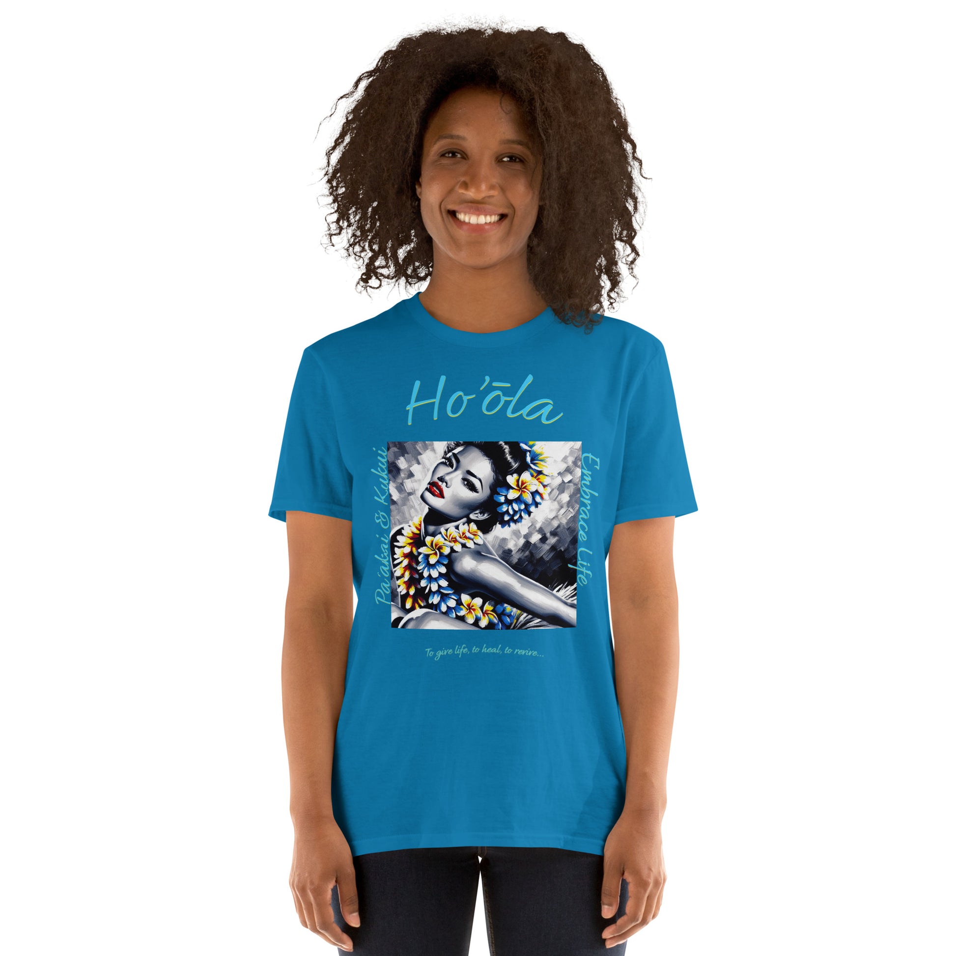 Aloha Wahine Hawai'i T-Shirt T-shirt Pa'akai & Kukui