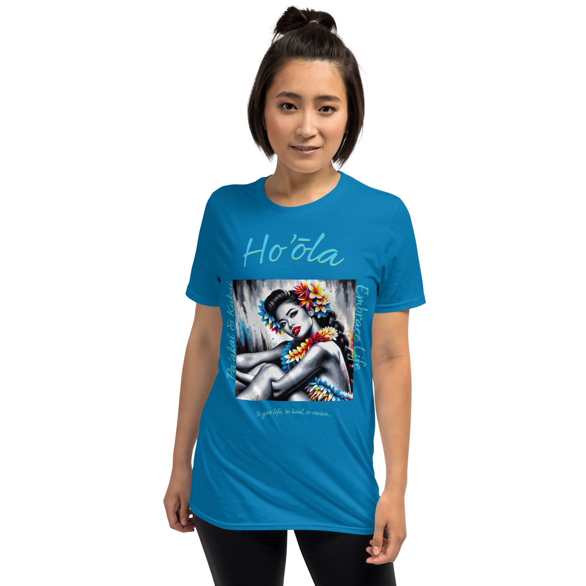 Aloha Wahine Hawai'i T-Shirt T-shirt Pa'akai & Kukui