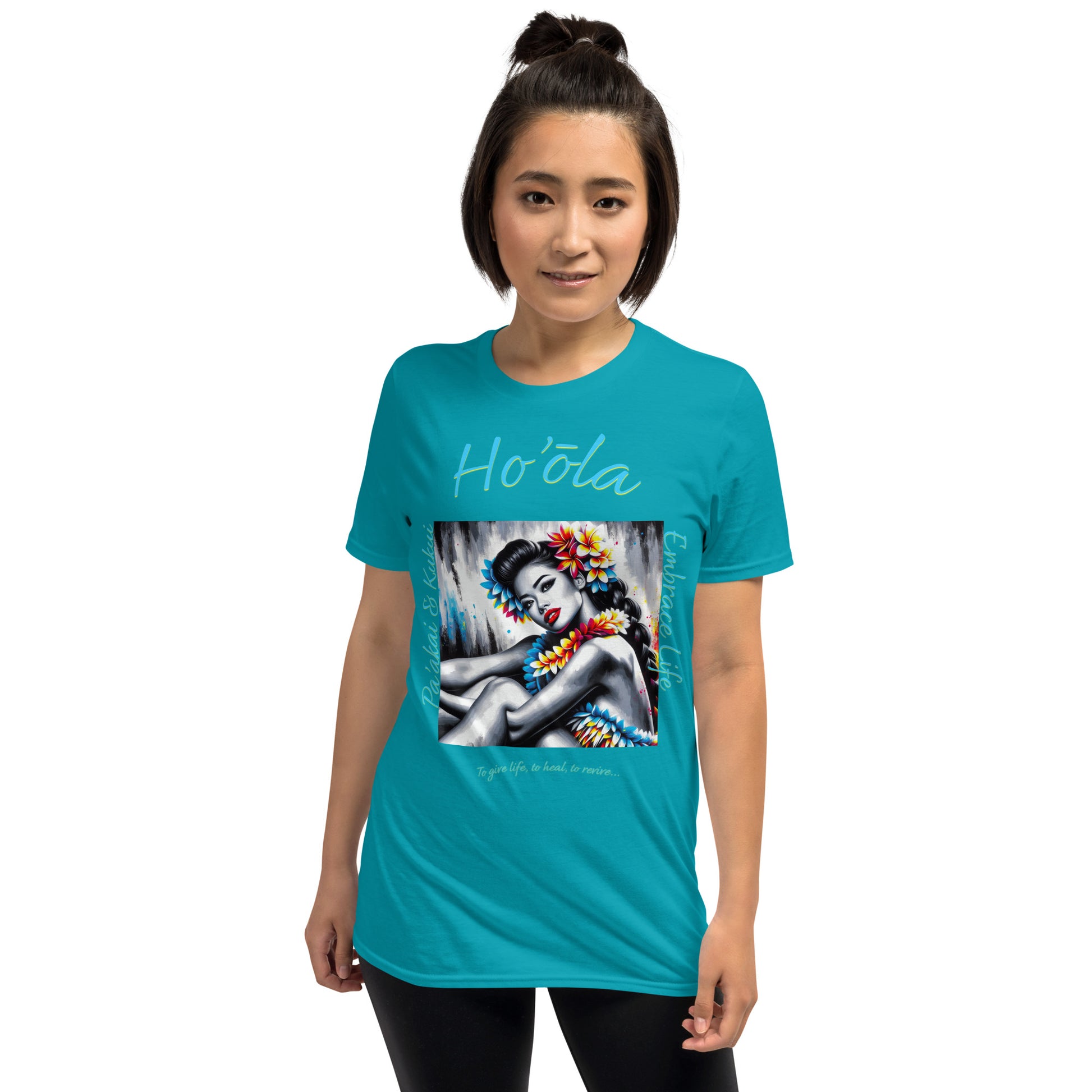 Aloha Wahine Hawai'i T-Shirt T-shirt Pa'akai & Kukui