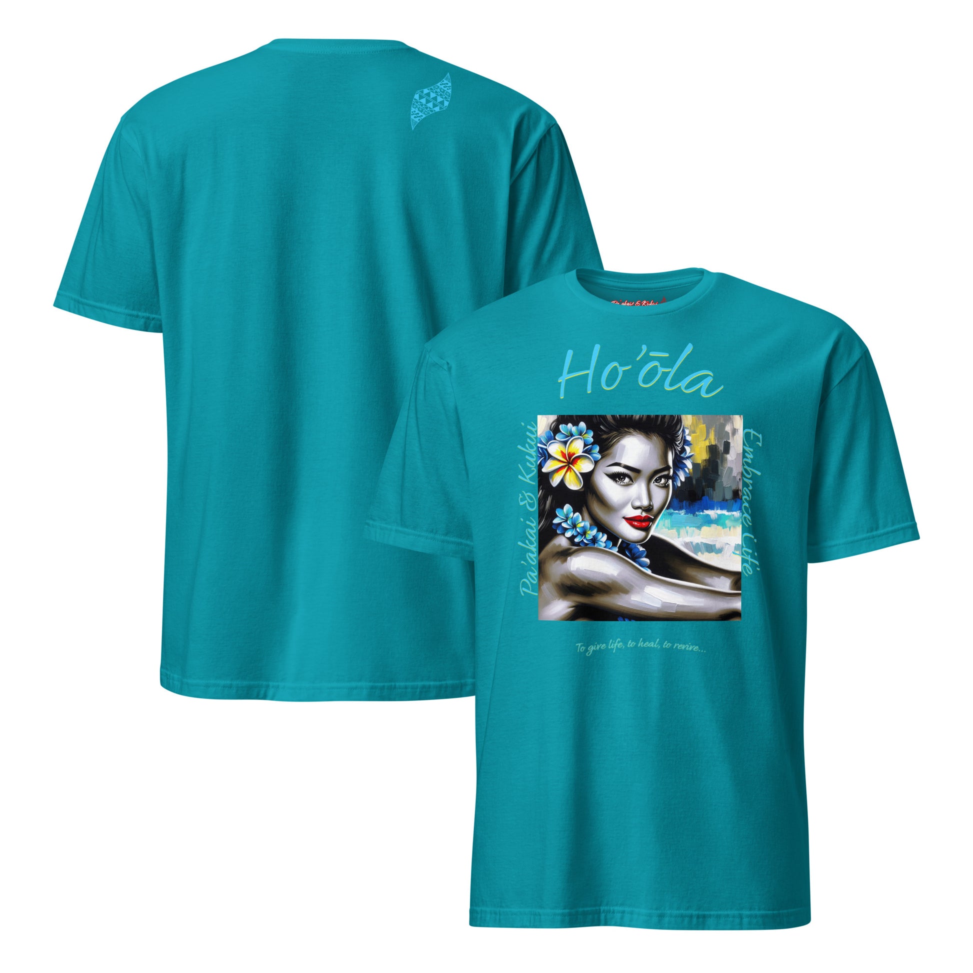 Aloha Wahine Hawai'i T-Shirt T-shirt Pa'akai & Kukui
