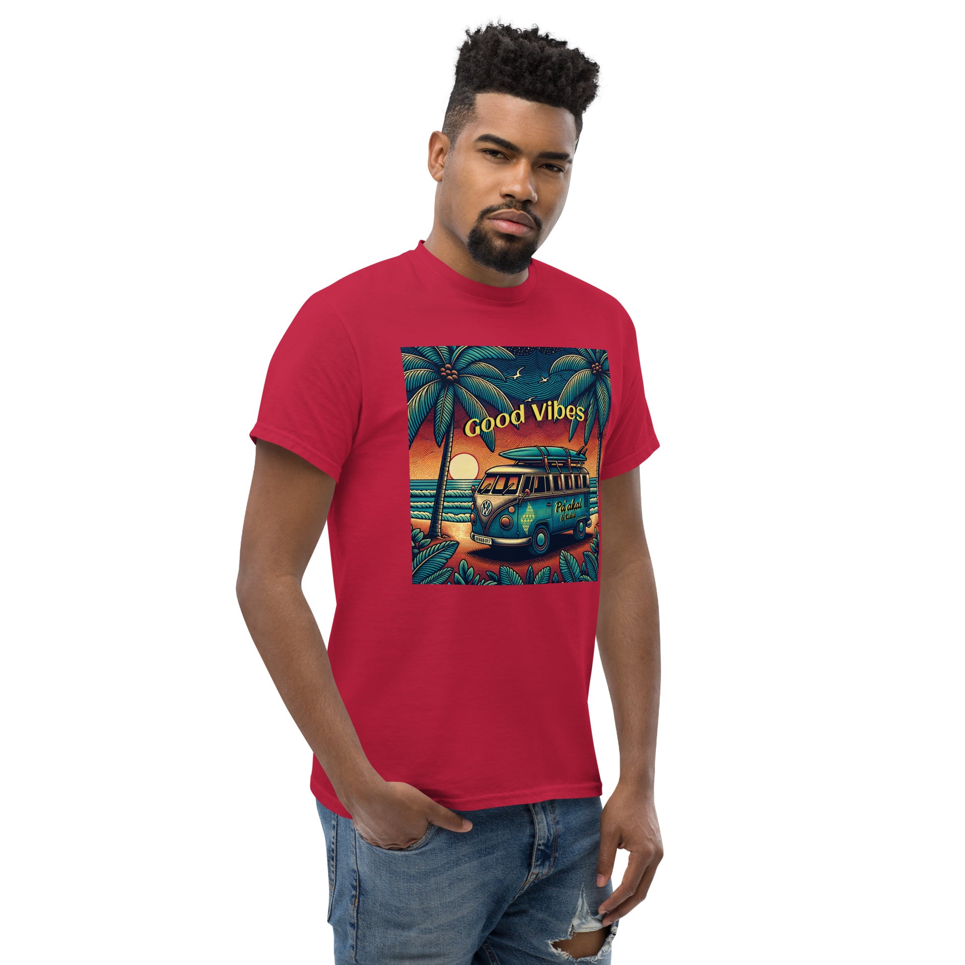 VW Good Vibes - Unisex classic tee T-shirt Pa'akai & Kukui Cardinal S