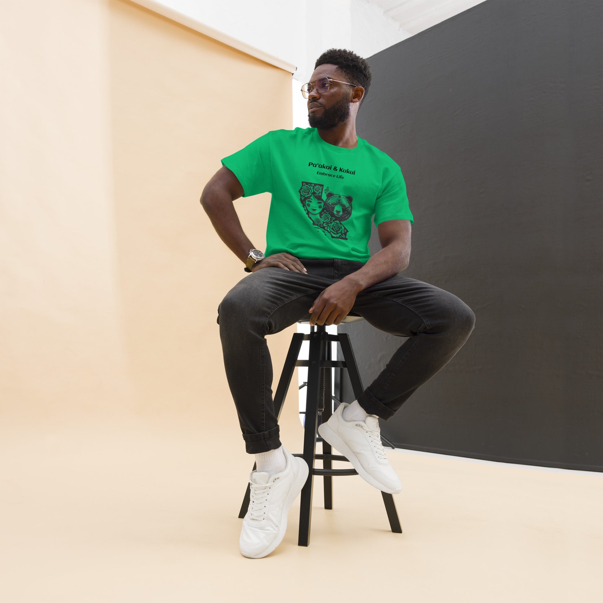 Embrace Life Cali T-shirt T-shirt Pa'akai & Kukui Irish Green S